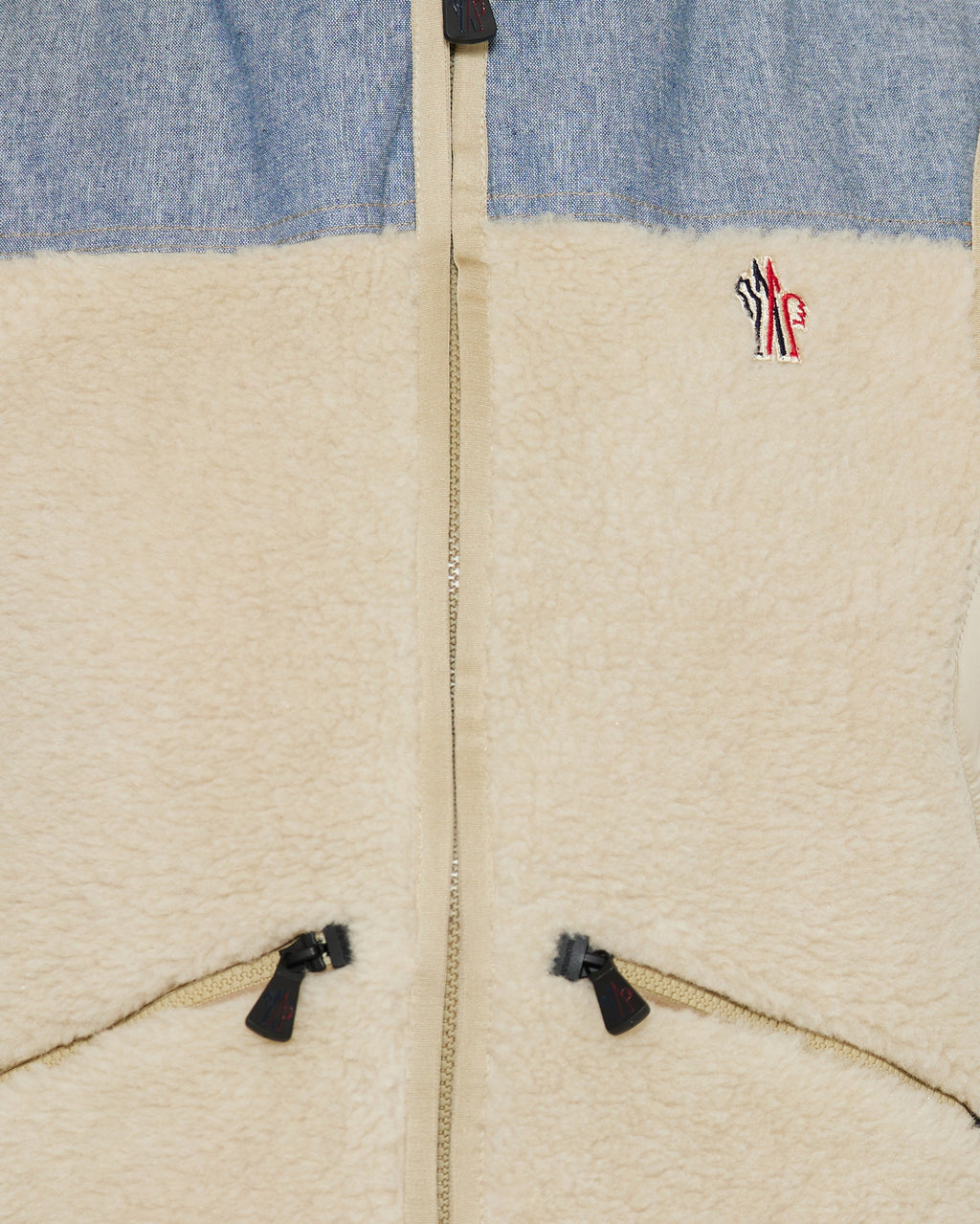 Оригінальна Teddy And Chambray Vest Moncler – збільшений вид