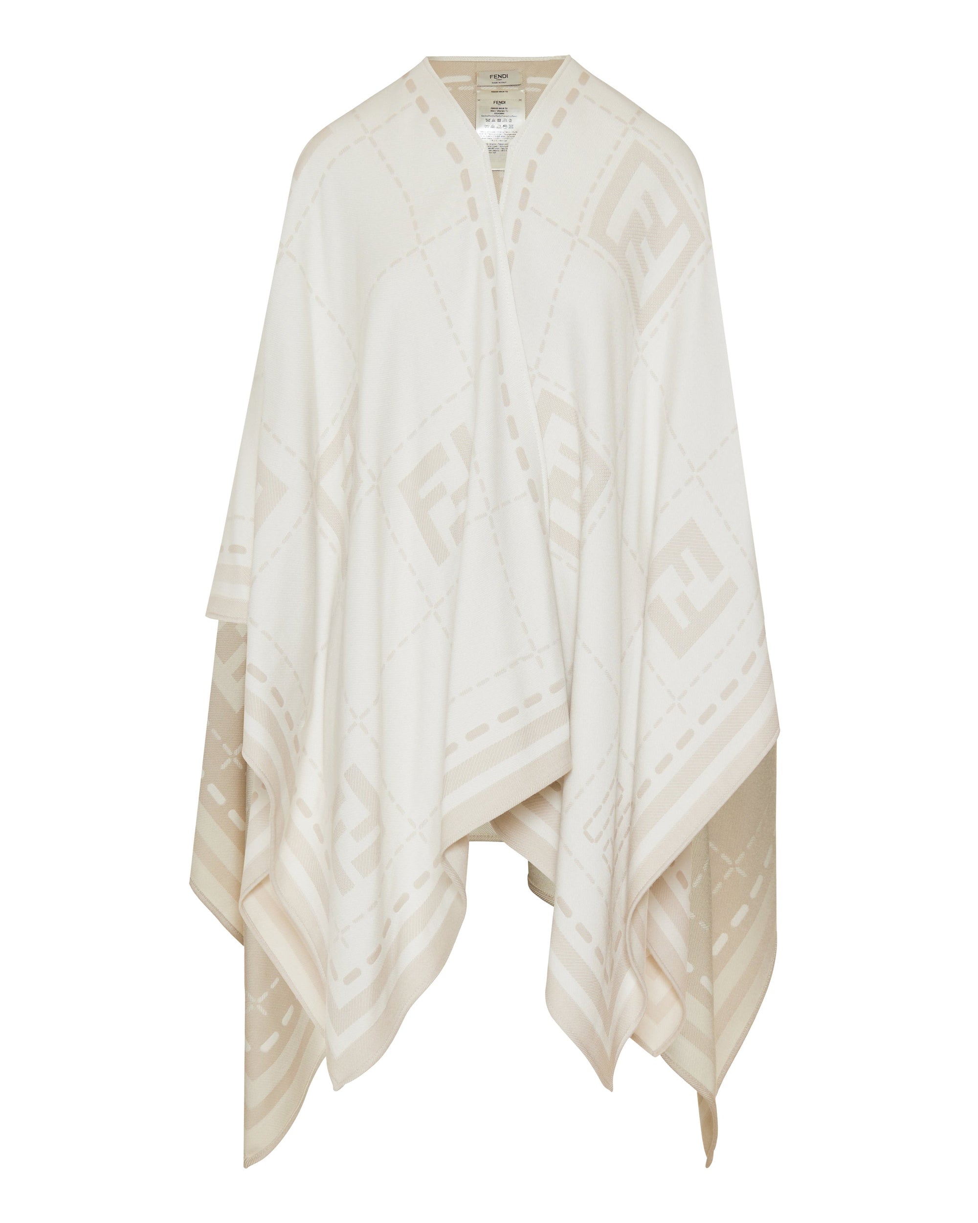 Wool Poncho Fendi оригінал – Купити в Україні – боковий вид