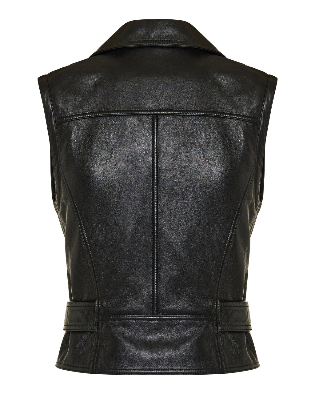Оригінальна Leather Biker Vest Saint laurent – детальний вид