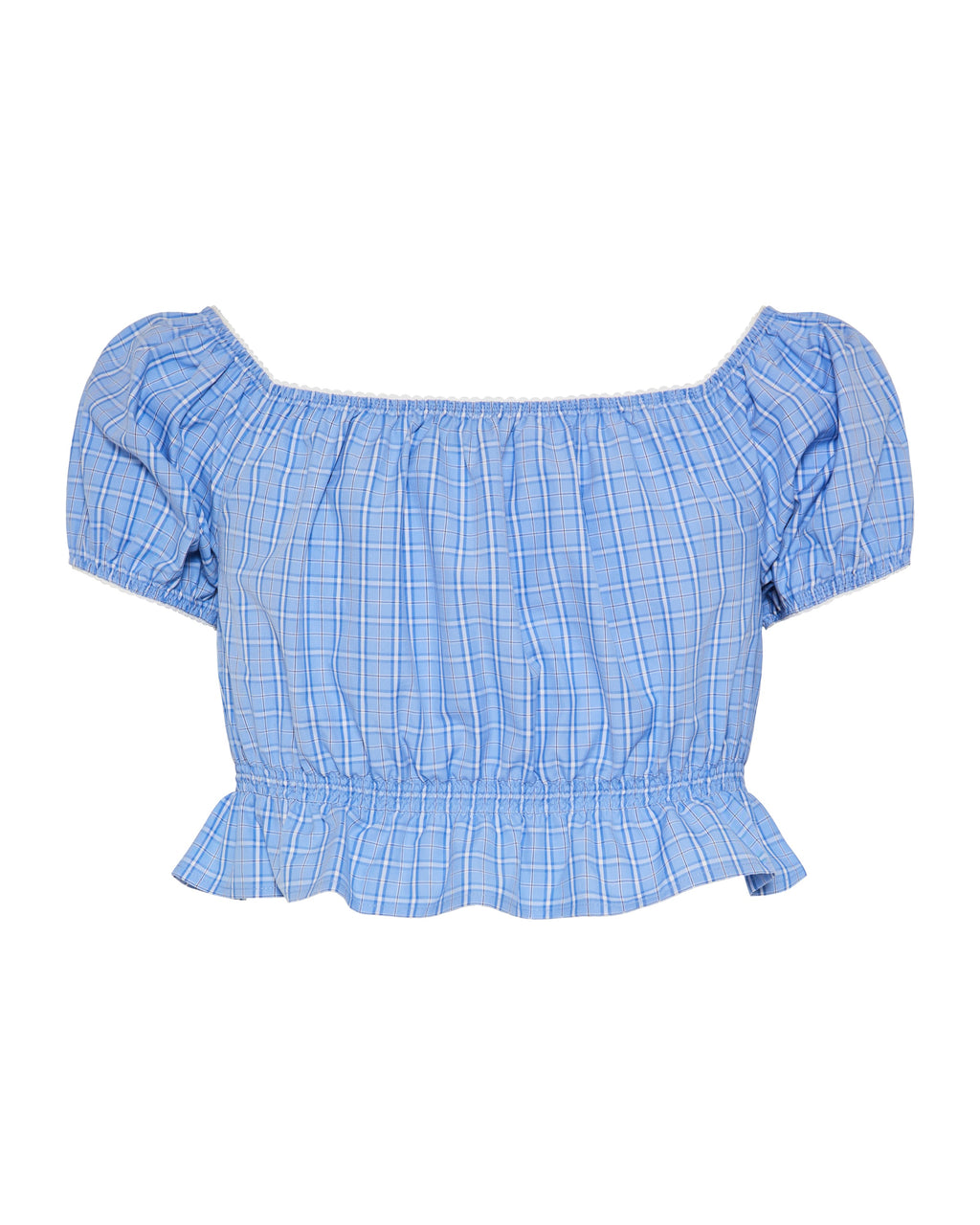 Оригінальна Off Shoulder Crop Top Miu miu – детальний вид