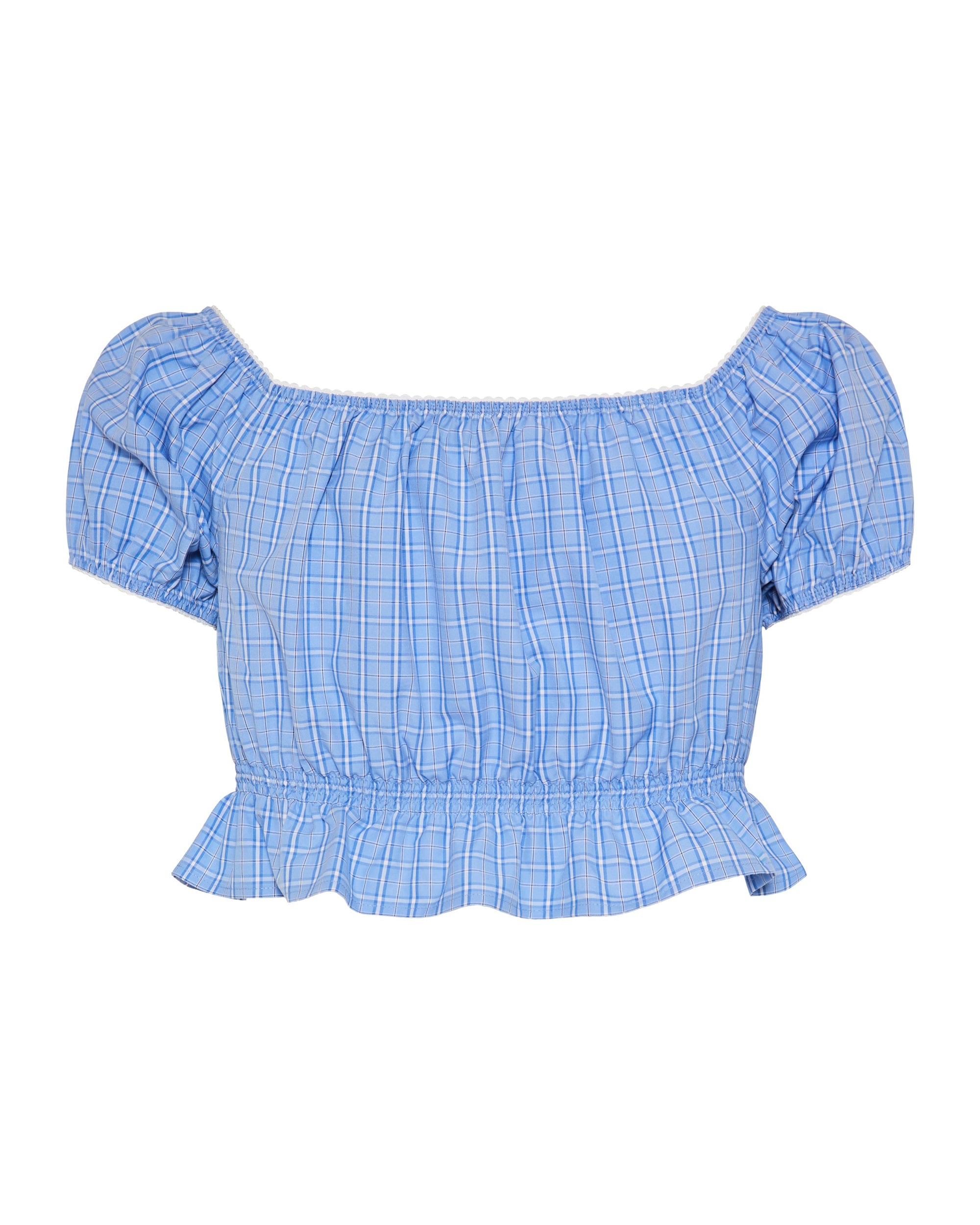 Оригінальна Off Shoulder Crop Top Miu miu – детальний вид