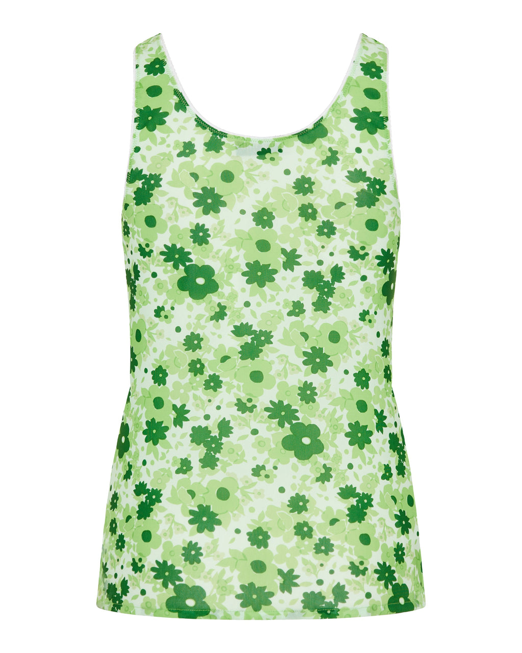 Stretch Floral Tank Top Miu miu – Гарантія оригінальності – детальний вид