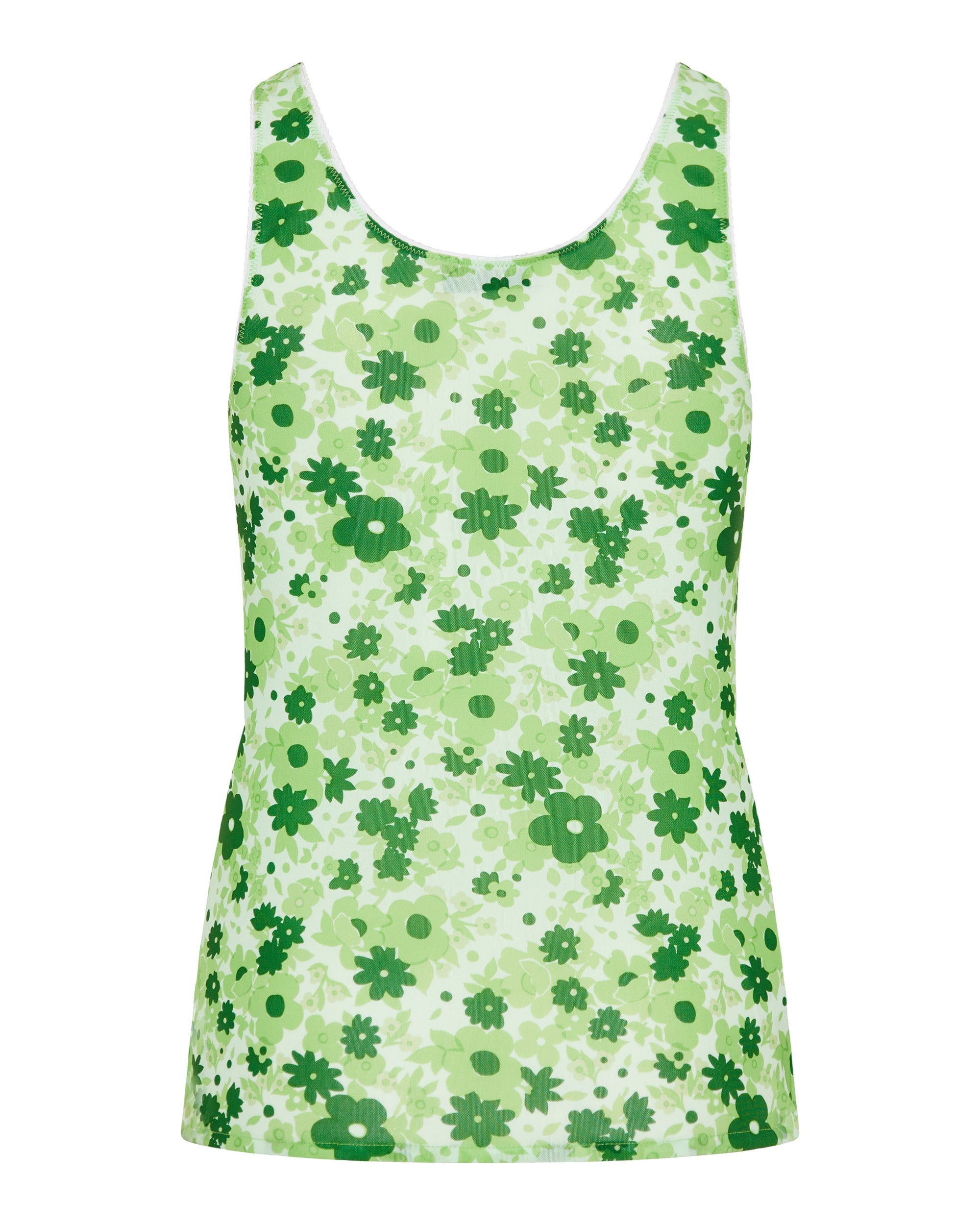 Stretch Floral Tank Top Miu miu – Гарантія оригінальності – детальний вид