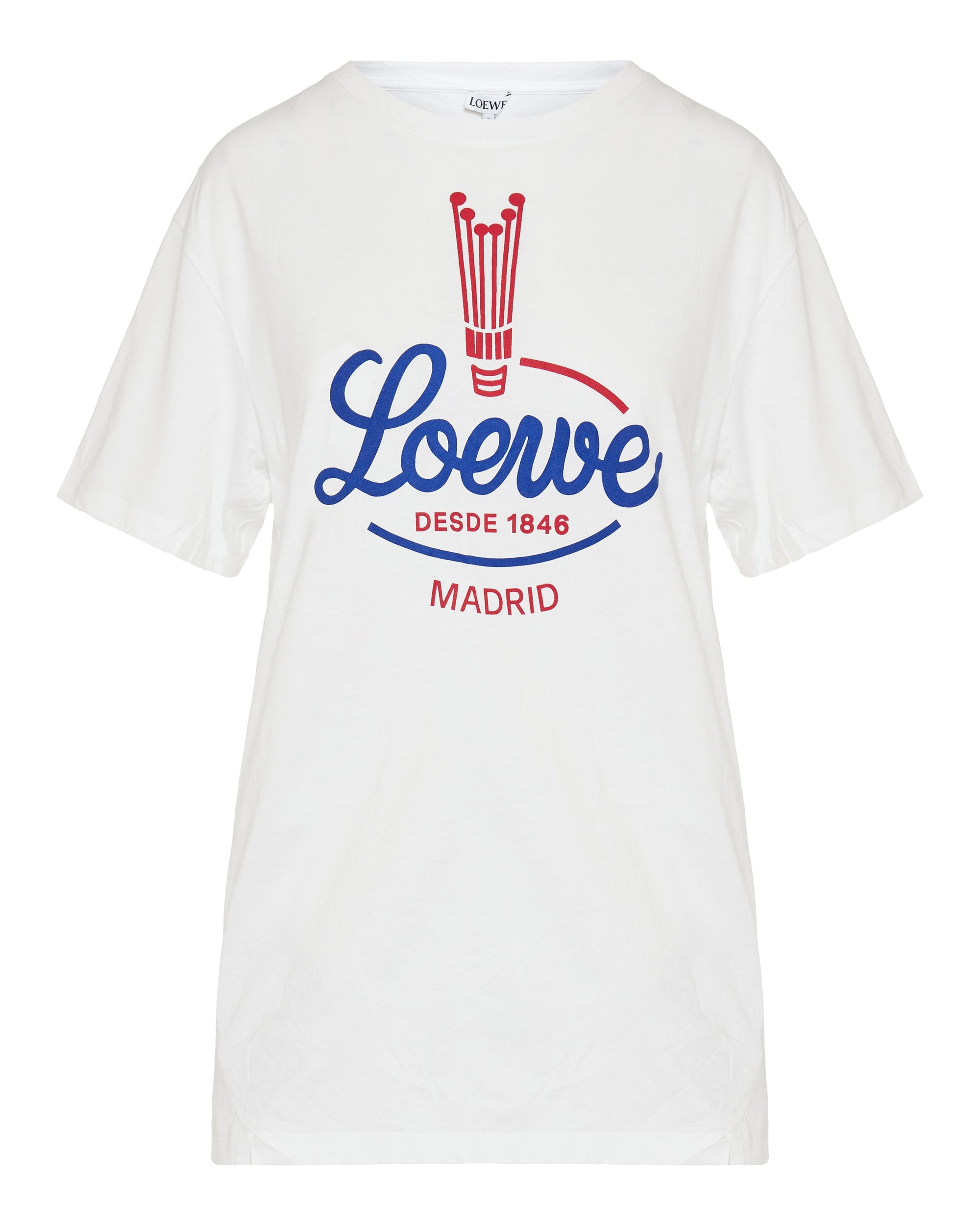 Madrid Logo Cotton T Shirt Loewe оригінал – Купити в Україні – боковий вид