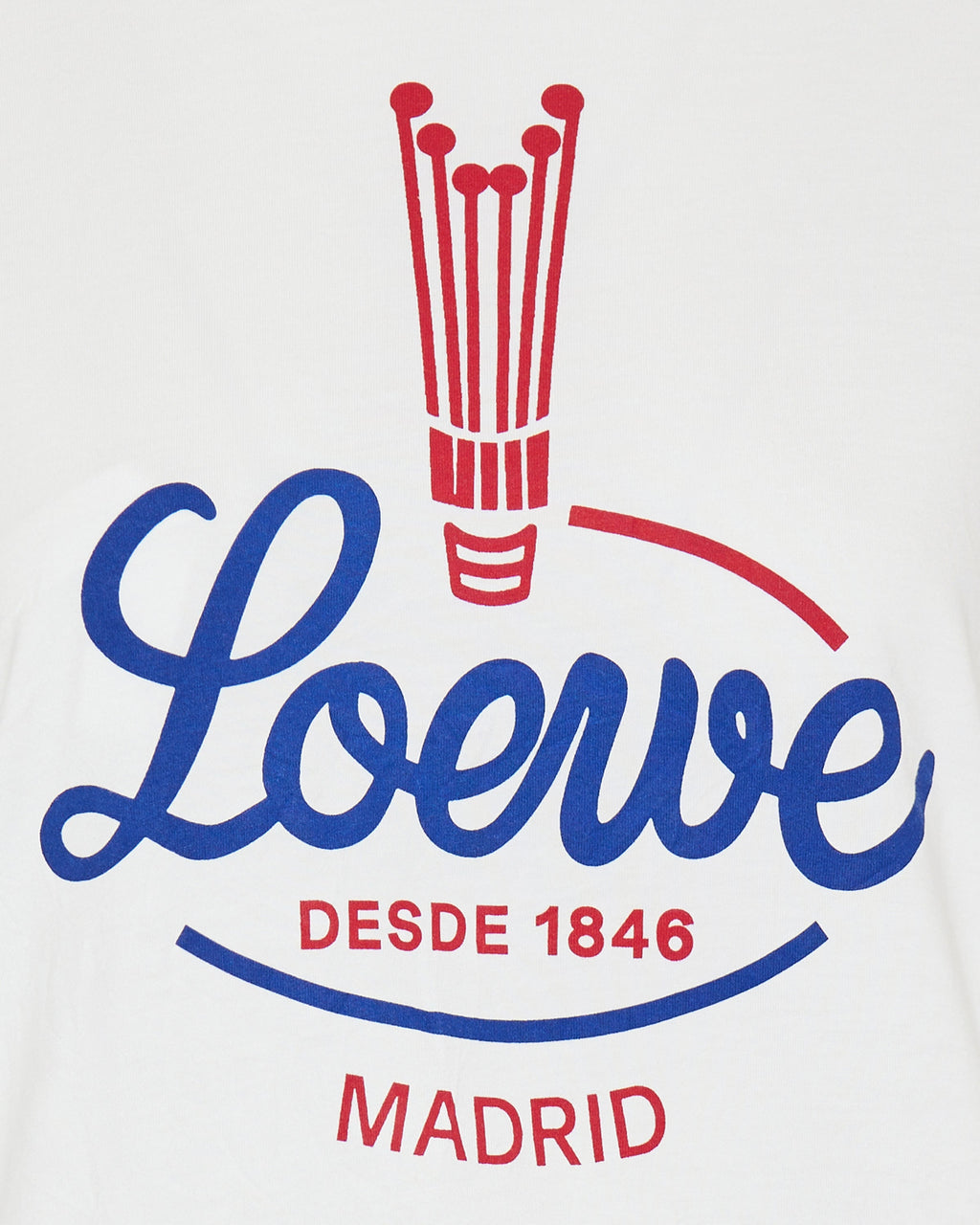 Madrid Logo Cotton T Shirt Loewe оригінал – Купити в Україні – збільшений вид