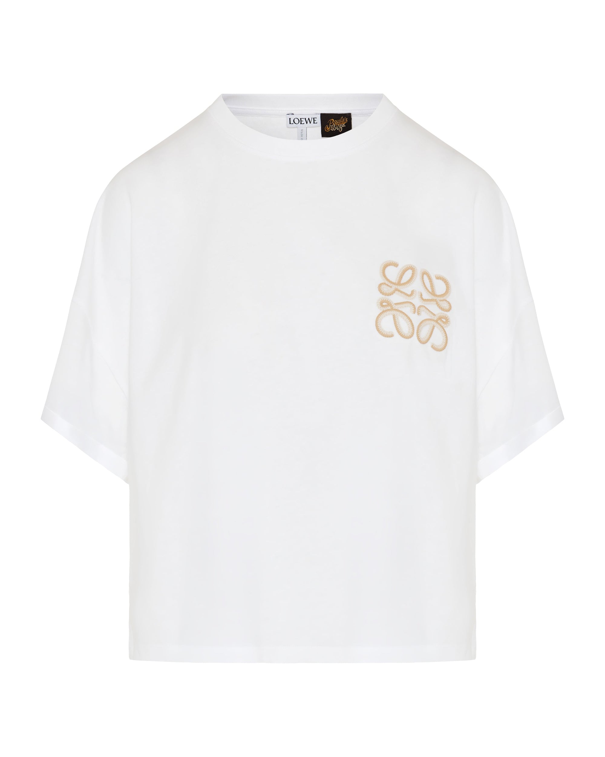 Boxy Fit Cotton T Shirt Loewe – Гарантія оригінальності – боковий вид