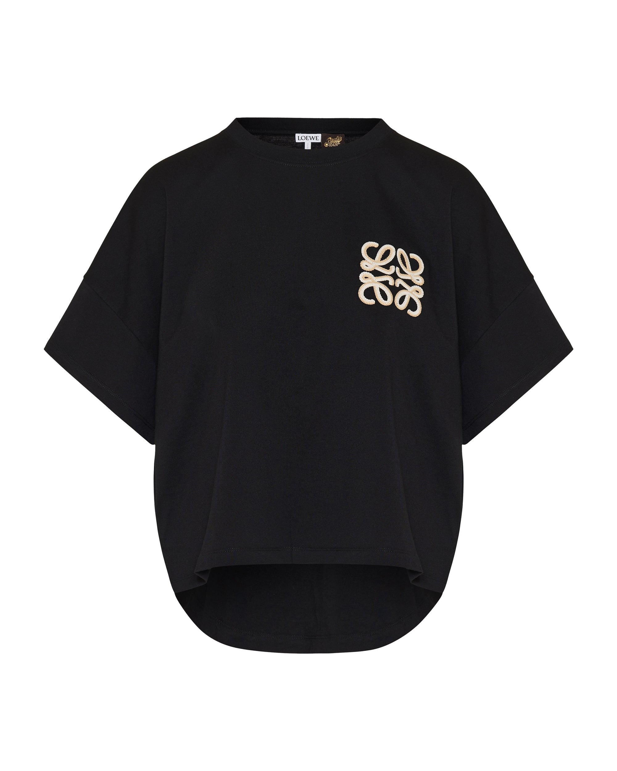 Boxy Fit Cotton T Shirt Loewe – Гарантія оригінальності – боковий вид