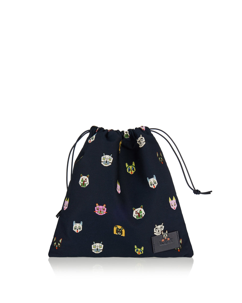Оригінальна Cats Small Drawstring Pouch Loewe – боковий вид