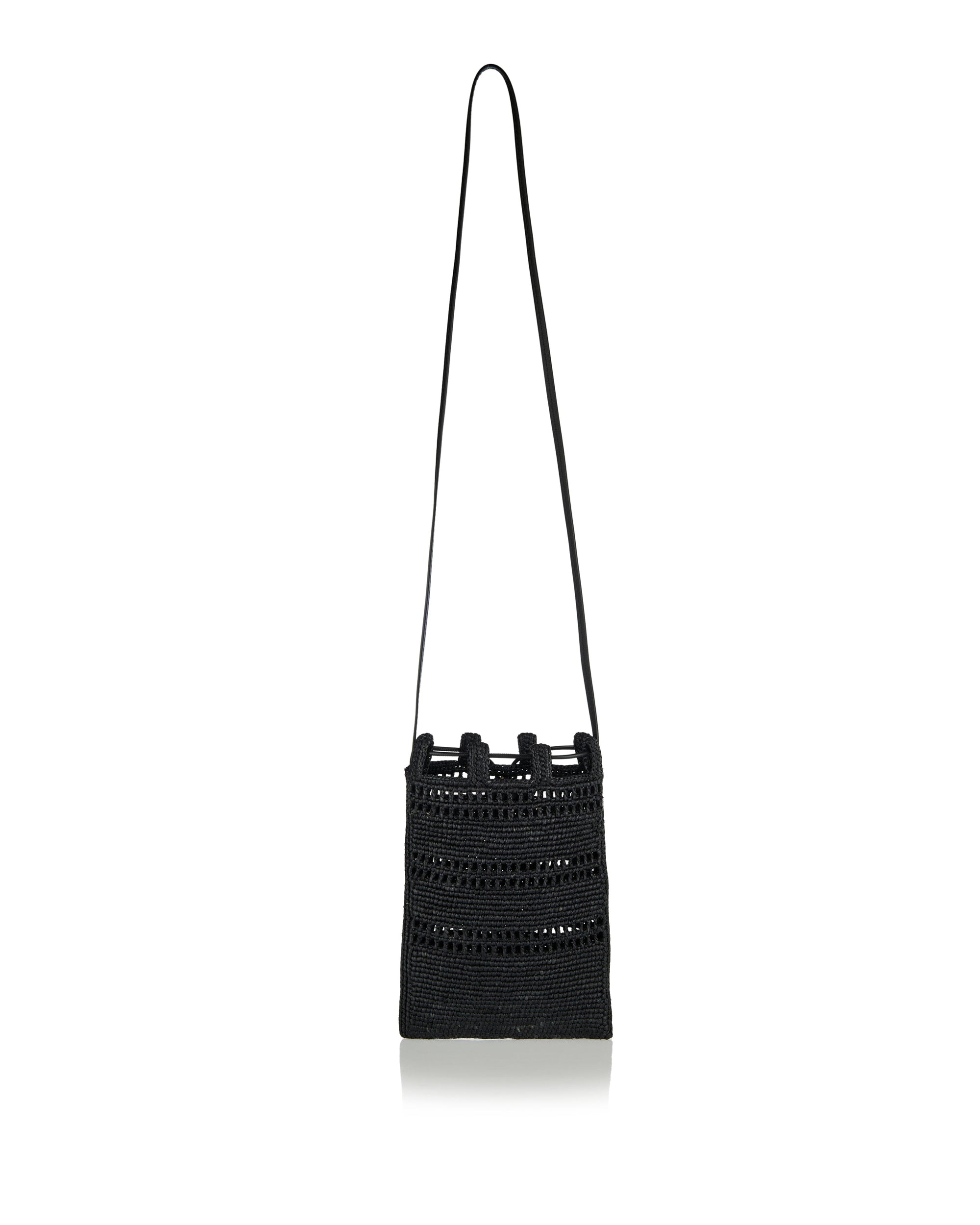 Drawstring Raffia Pocket Bag Loewe – Гарантія оригінальності – детальний вид