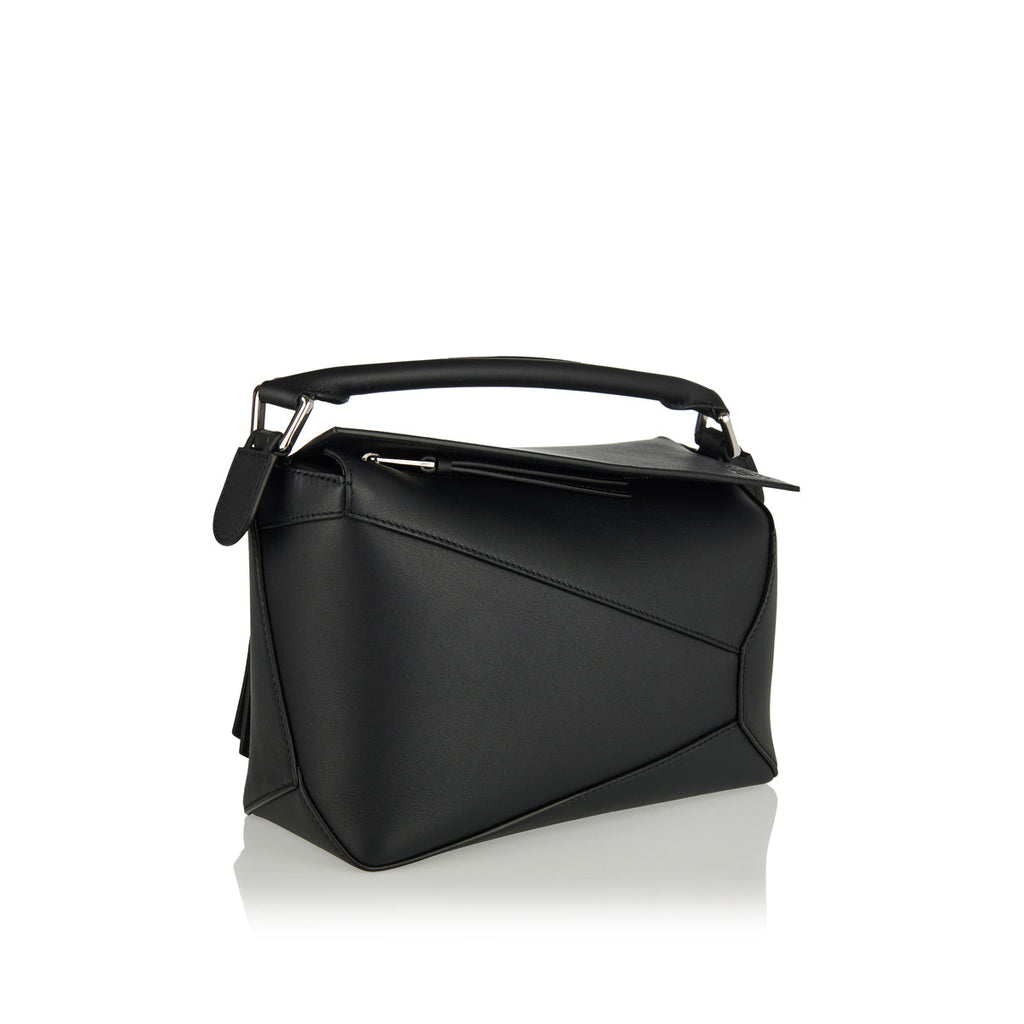 Puzzle Edge Small Leather Bag Loewe – Гарантія оригінальності – вид ззаду