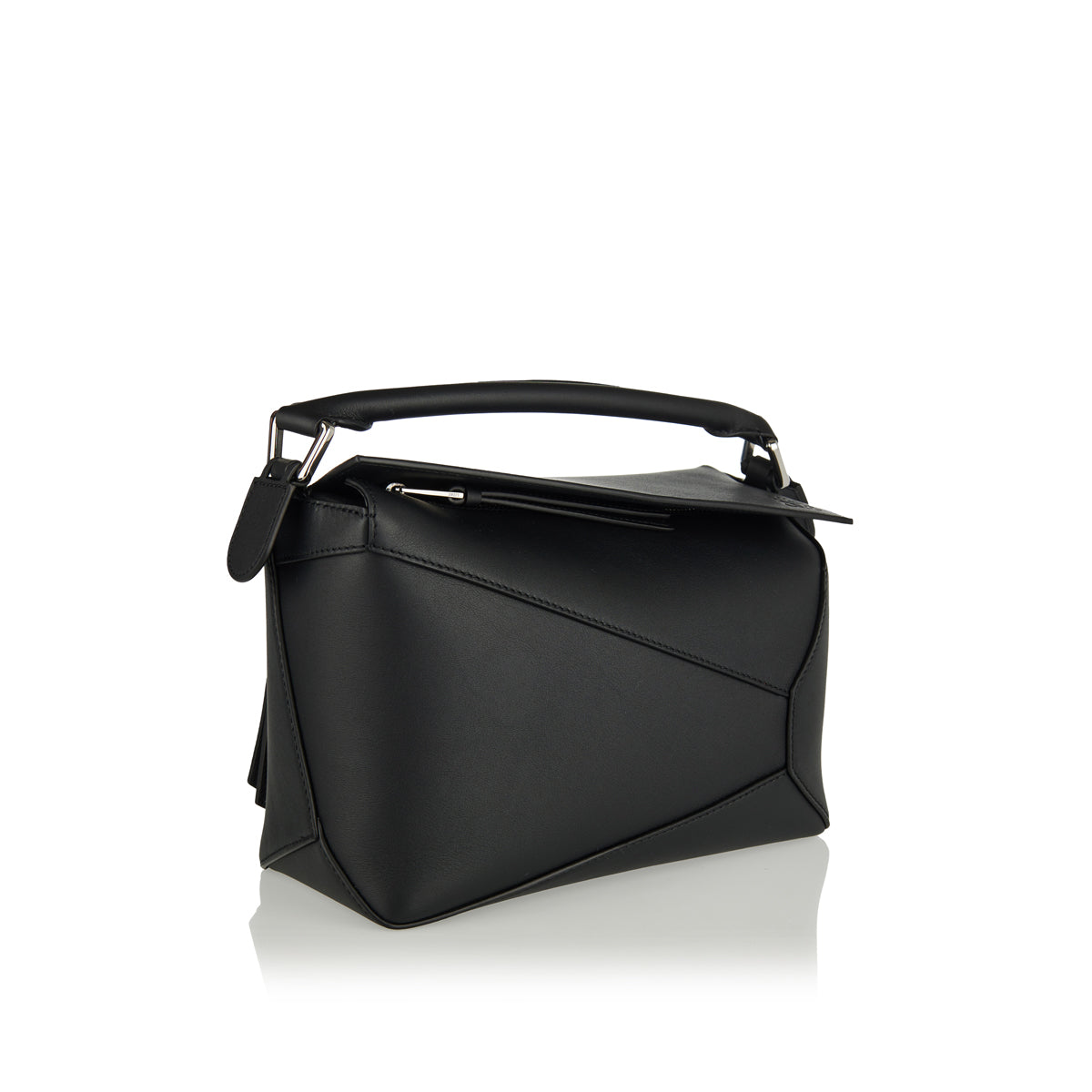 Puzzle Edge Small Leather Bag Loewe – Гарантія оригінальності – вид ззаду