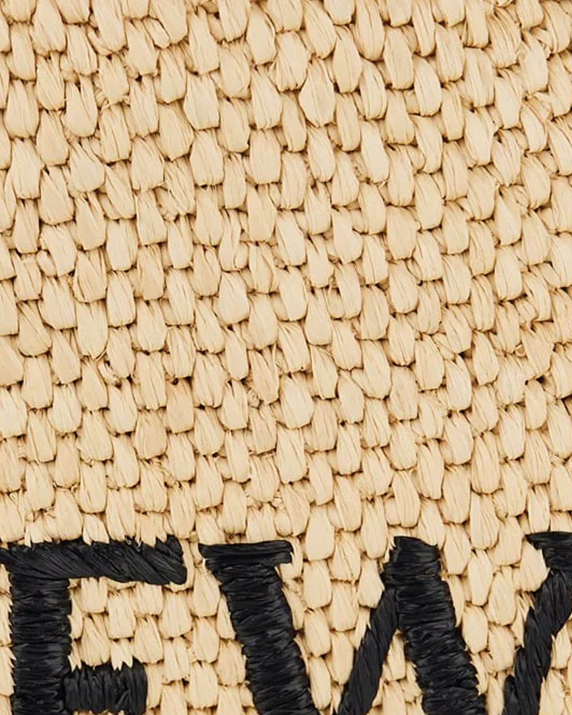 Small Loewe Font Raffia Tote Bag Loewe – Гарантія оригінальності – збільшений вид