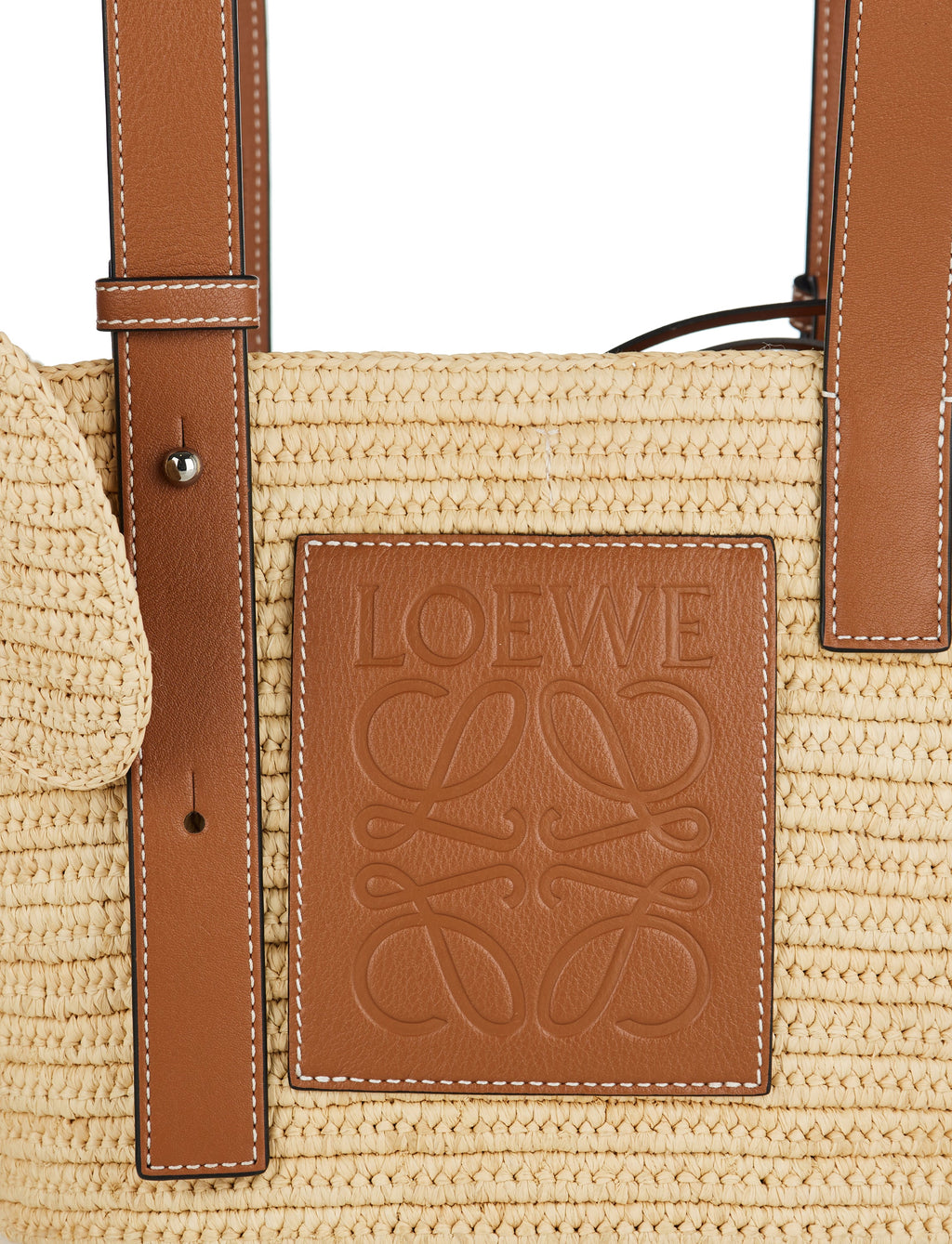 Small Elephant Raffia Basket Bag Loewe – Гарантія оригінальності – збільшений вид