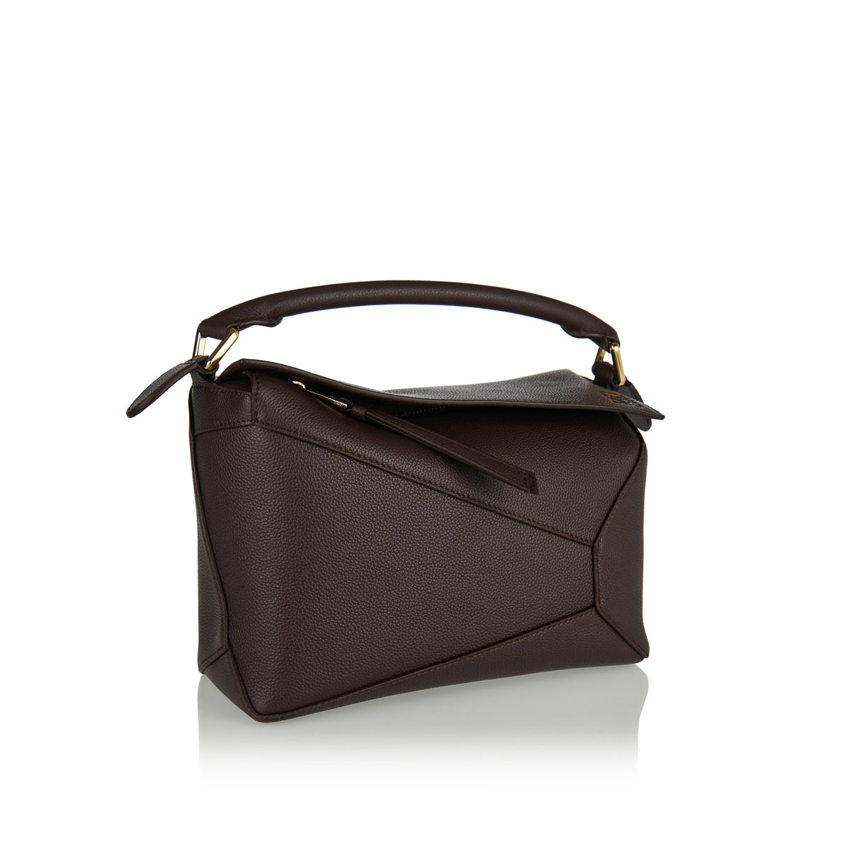 Puzzle Edge Small Leather Bag Loewe – Гарантія оригінальності – вид ззаду
