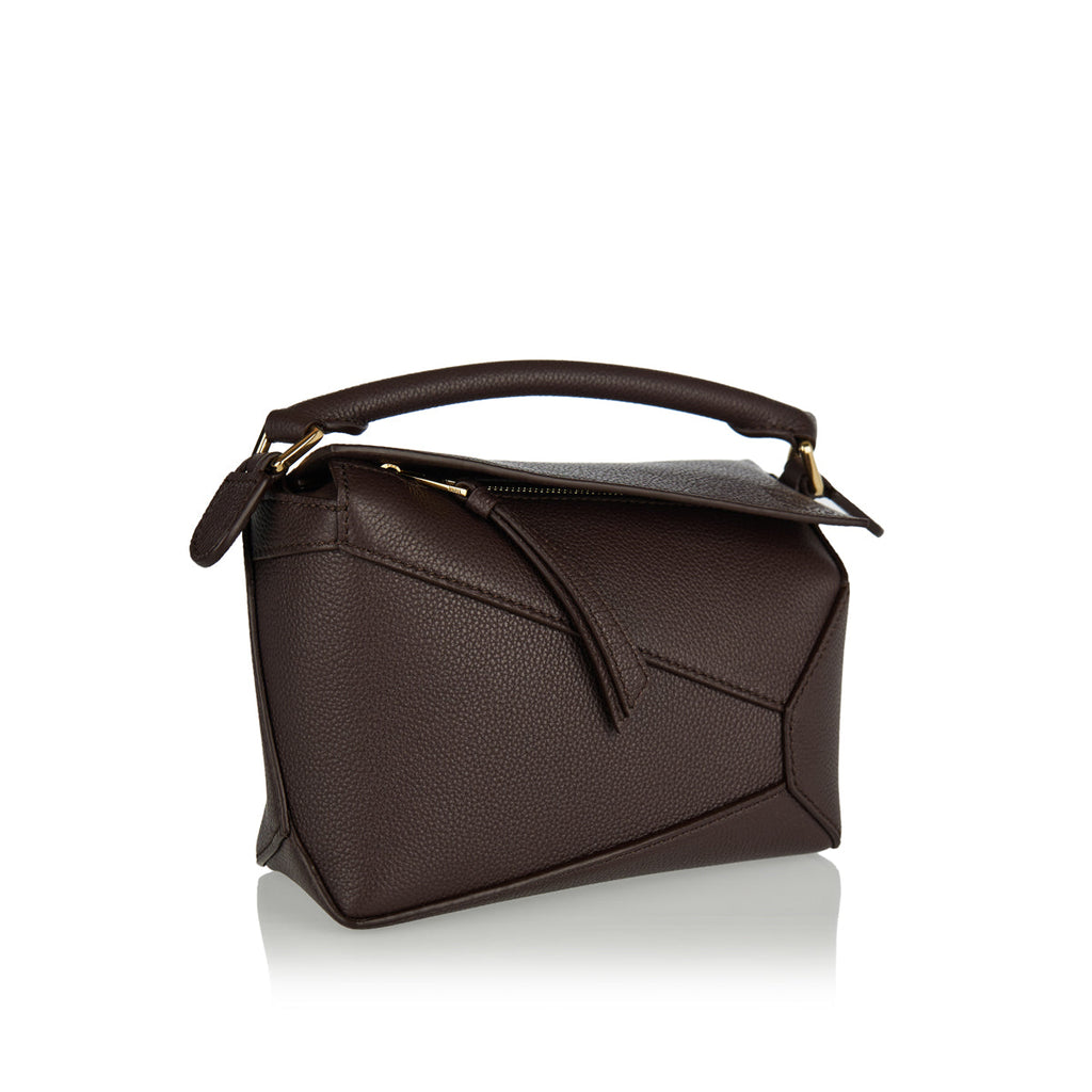 Puzzle Edge Mini Leather Bag Loewe – Гарантія оригінальності – вид ззаду