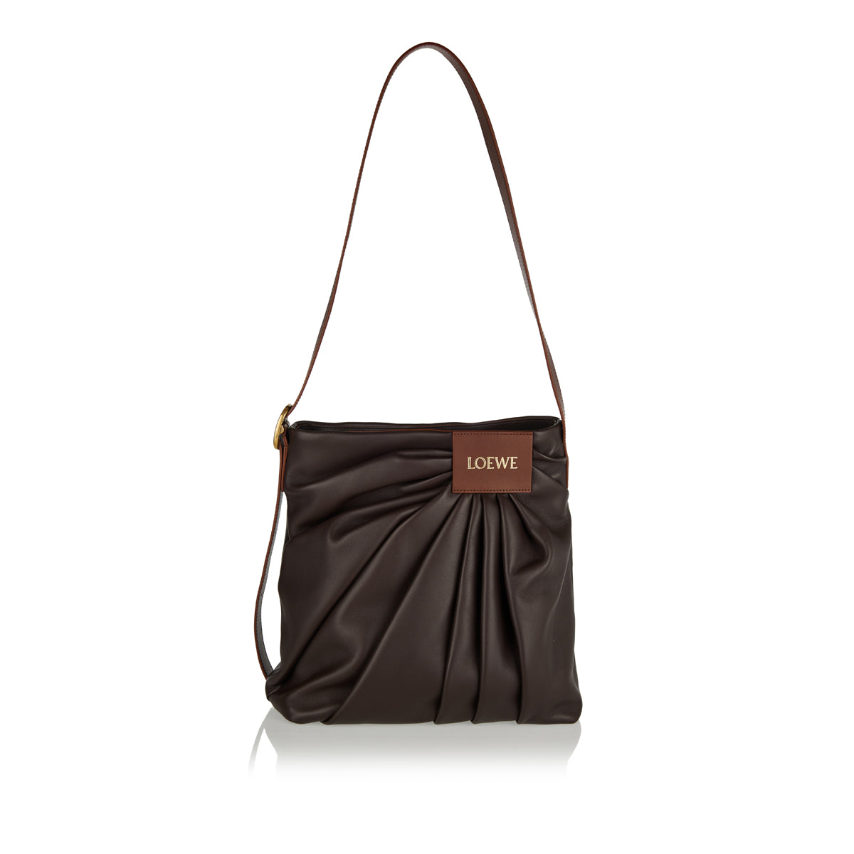 Draped Tote Bag Loewe – Гарантія оригінальності – боковий вид