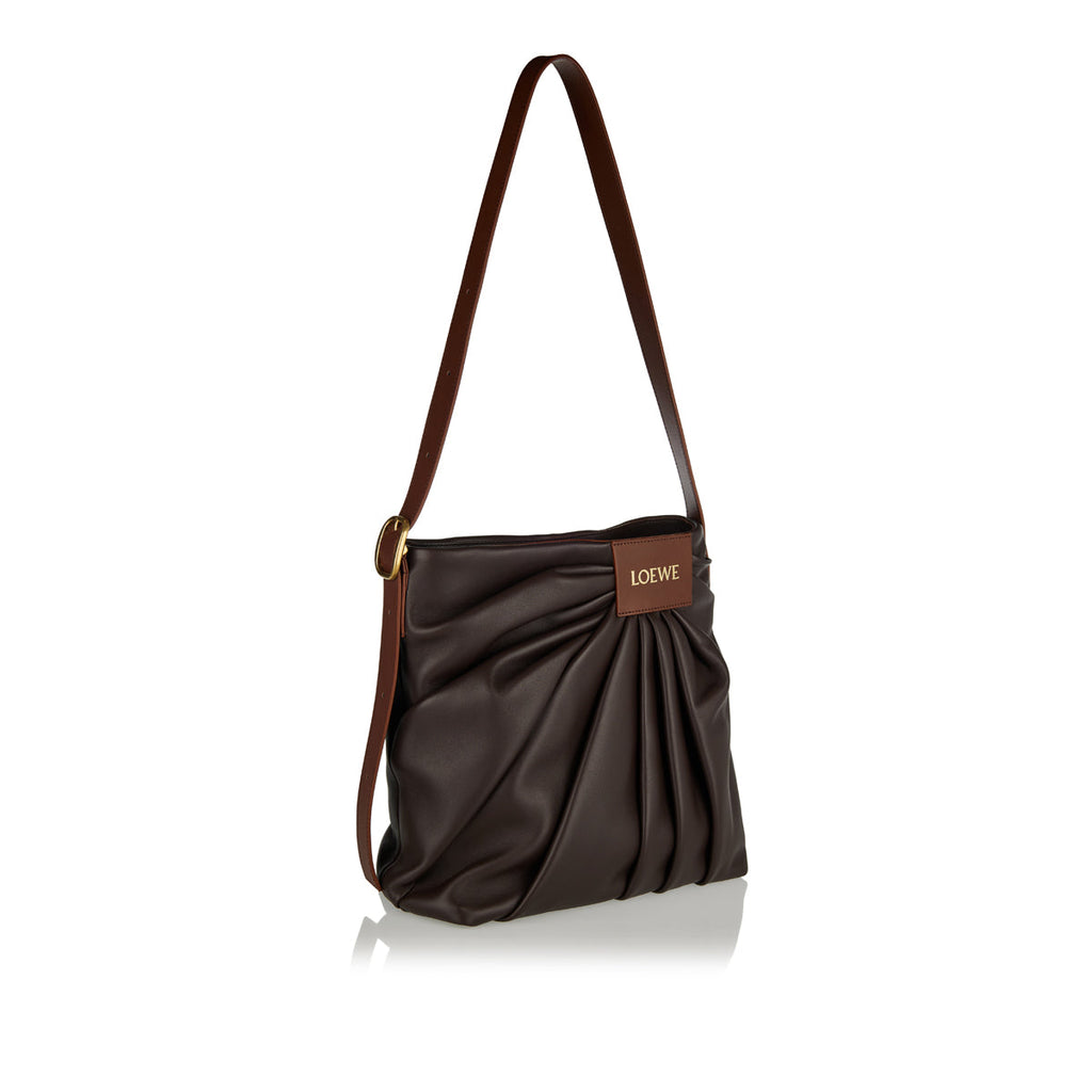 Draped Tote Bag Loewe – Гарантія оригінальності – вид ззаду