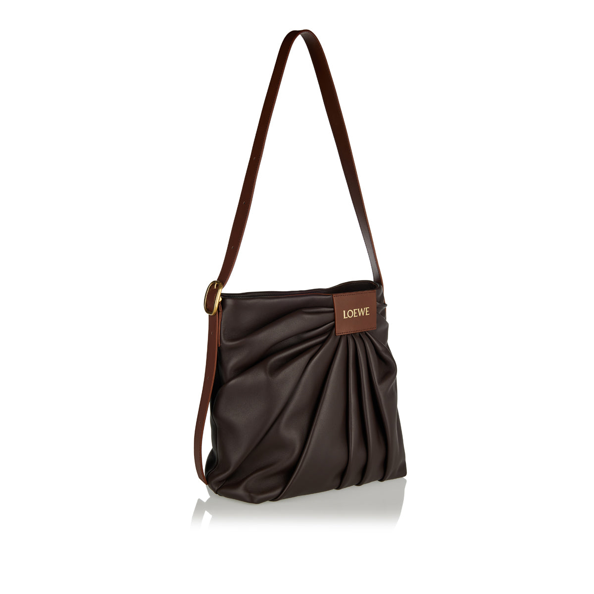 Draped Tote Bag Loewe – Гарантія оригінальності – вид ззаду