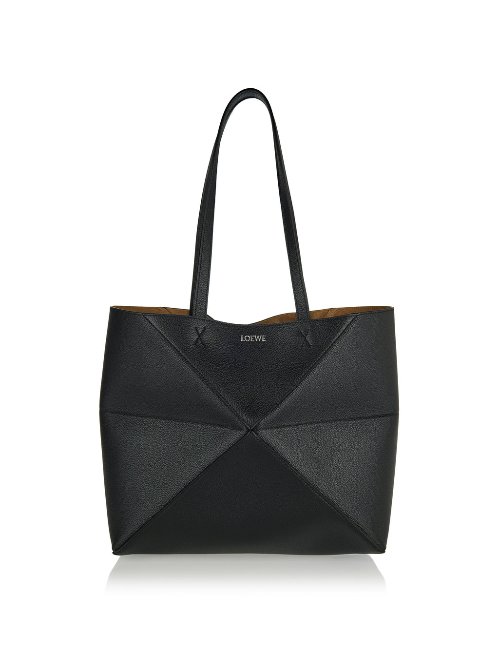 Puzzle Fold Horizontal Medium Leather Tote Bag Loewe – Гарантія оригінальності – боковий вид