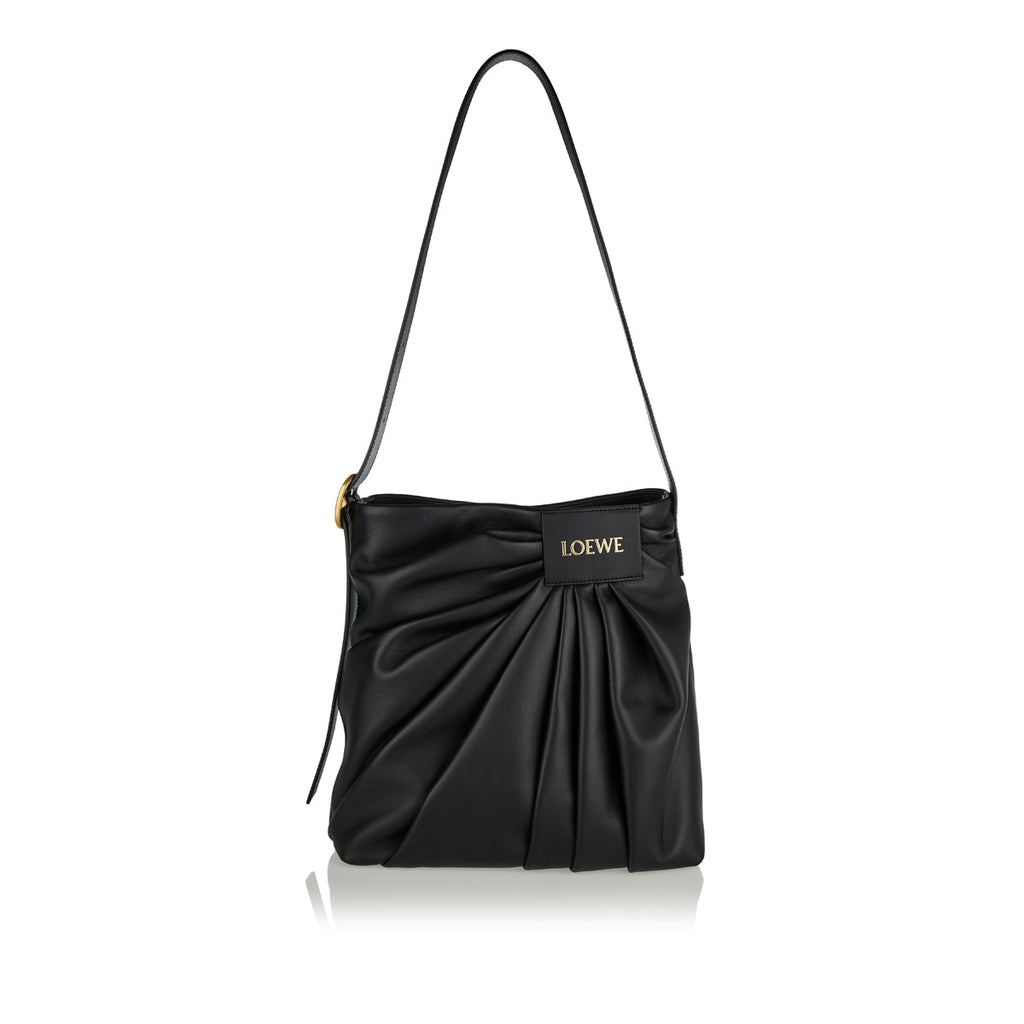 Draped Tote Bag Loewe – Гарантія оригінальності – боковий вид