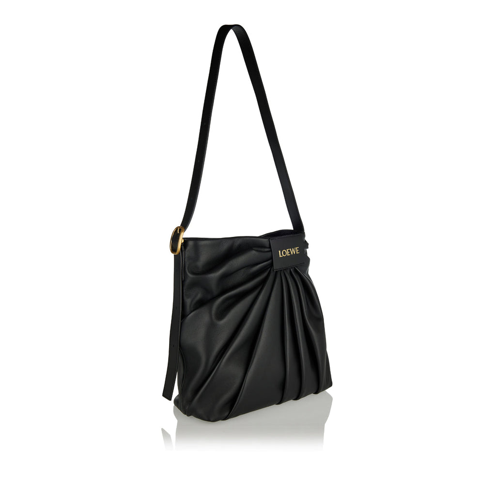 Draped Tote Bag Loewe – Гарантія оригінальності – вид ззаду