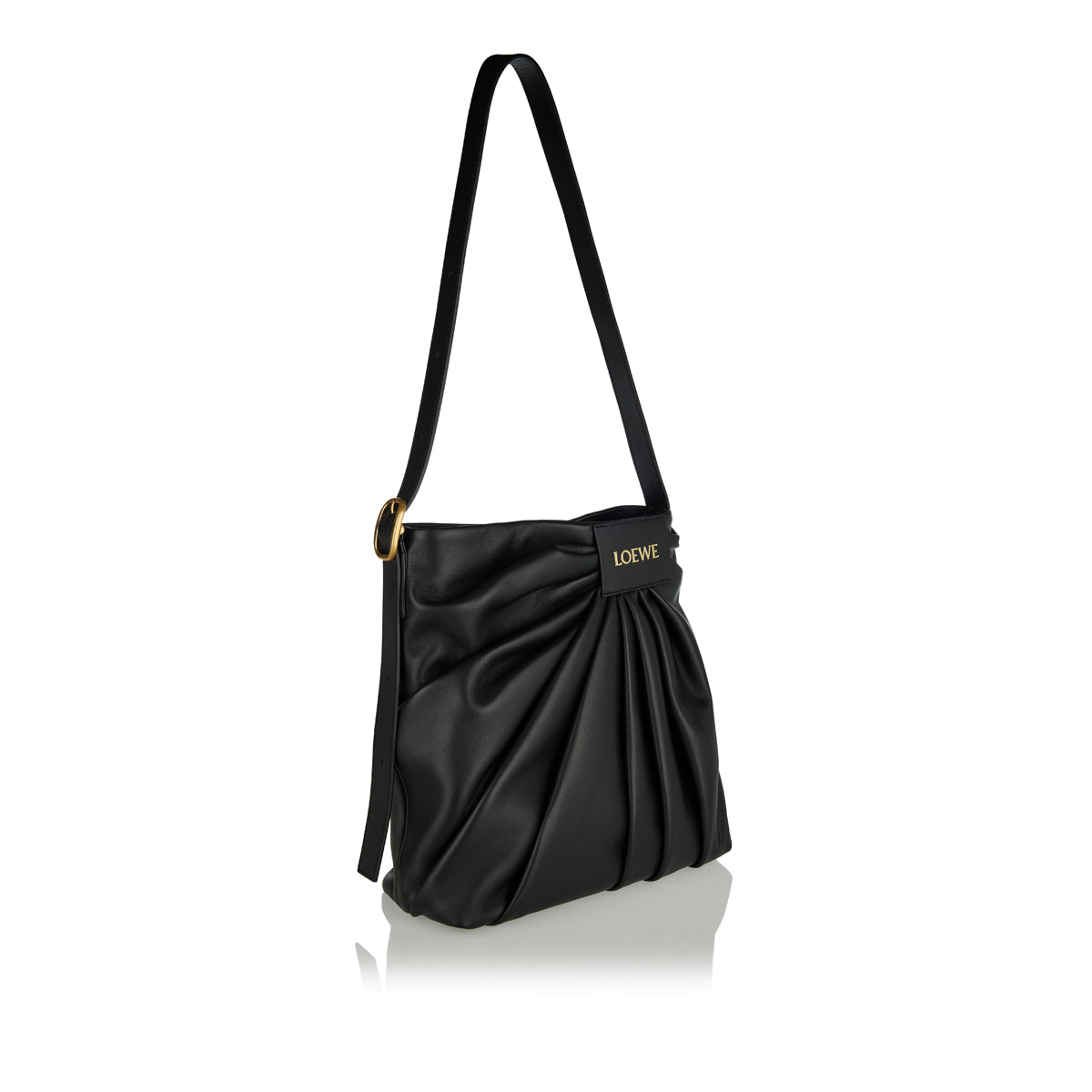 Draped Tote Bag Loewe – Гарантія оригінальності – вид ззаду