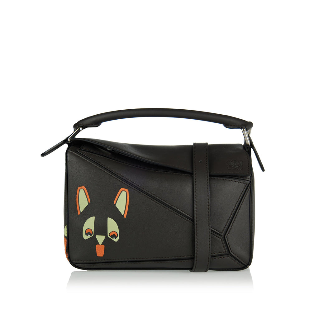 Futurist Cat Small Puzzle Bag Loewe – Гарантія оригінальності – боковий вид