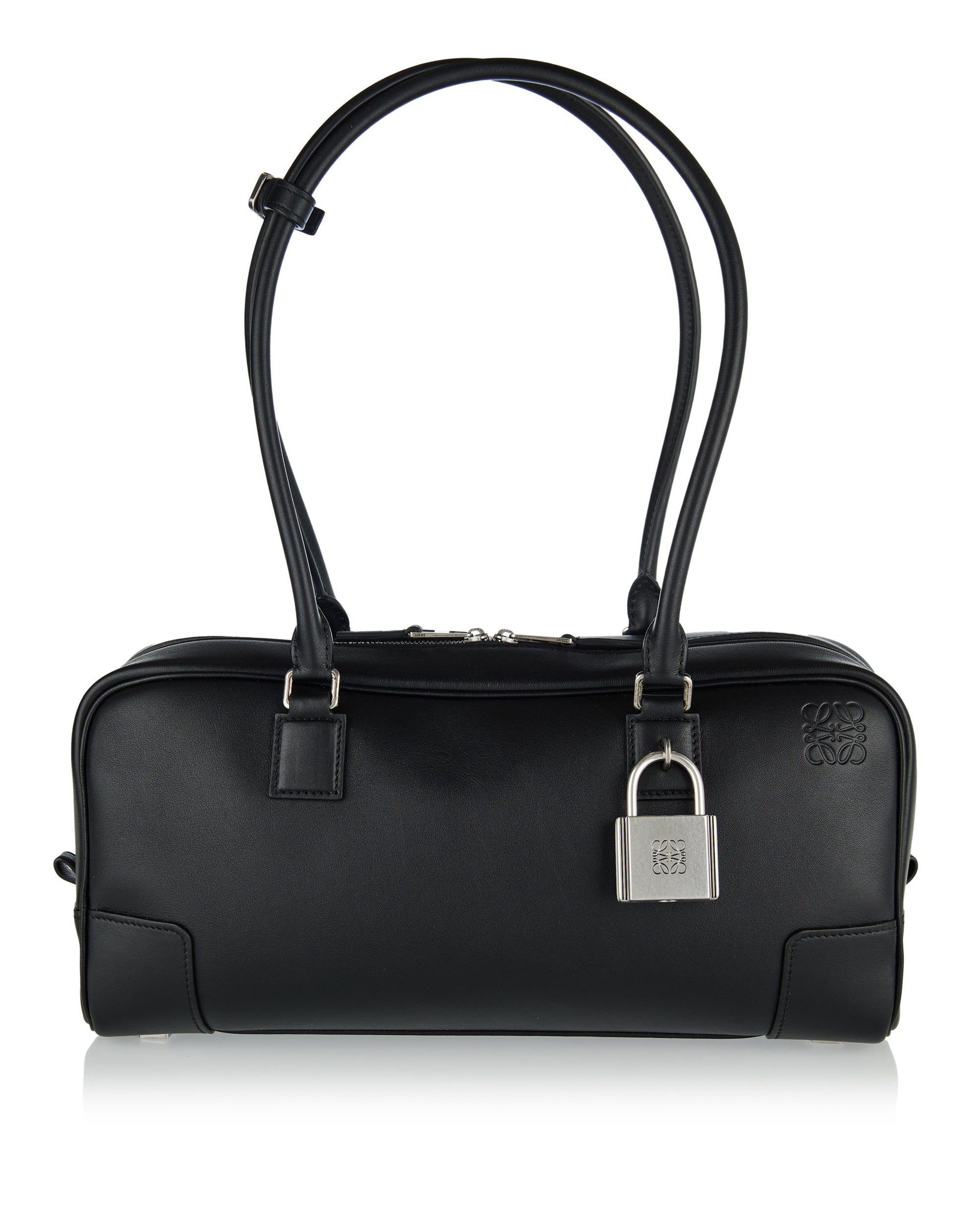 Amazona 31 Cropped Leather Shoulder Bag Loewe – Гарантія оригінальності – боковий вид