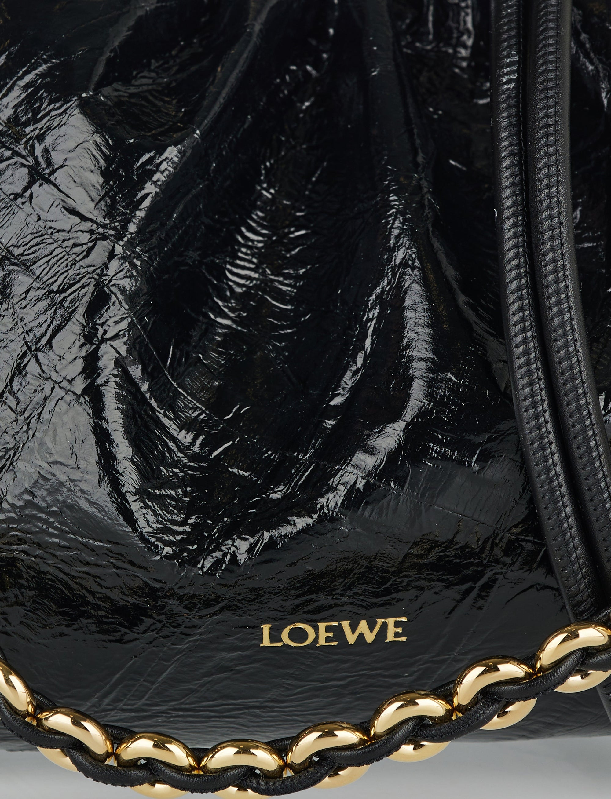 Mini Flamenco Hagfish Leather Purse Loewe – Гарантія оригінальності – збільшений вид