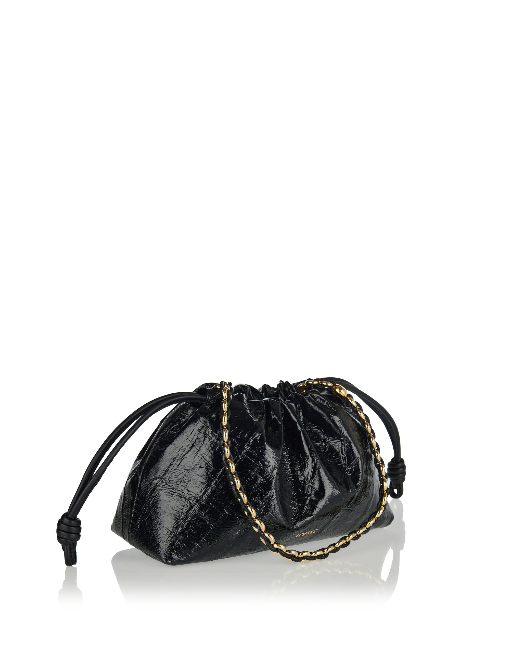 Mini Flamenco Hagfish Leather Purse Loewe – Гарантія оригінальності – вид ззаду