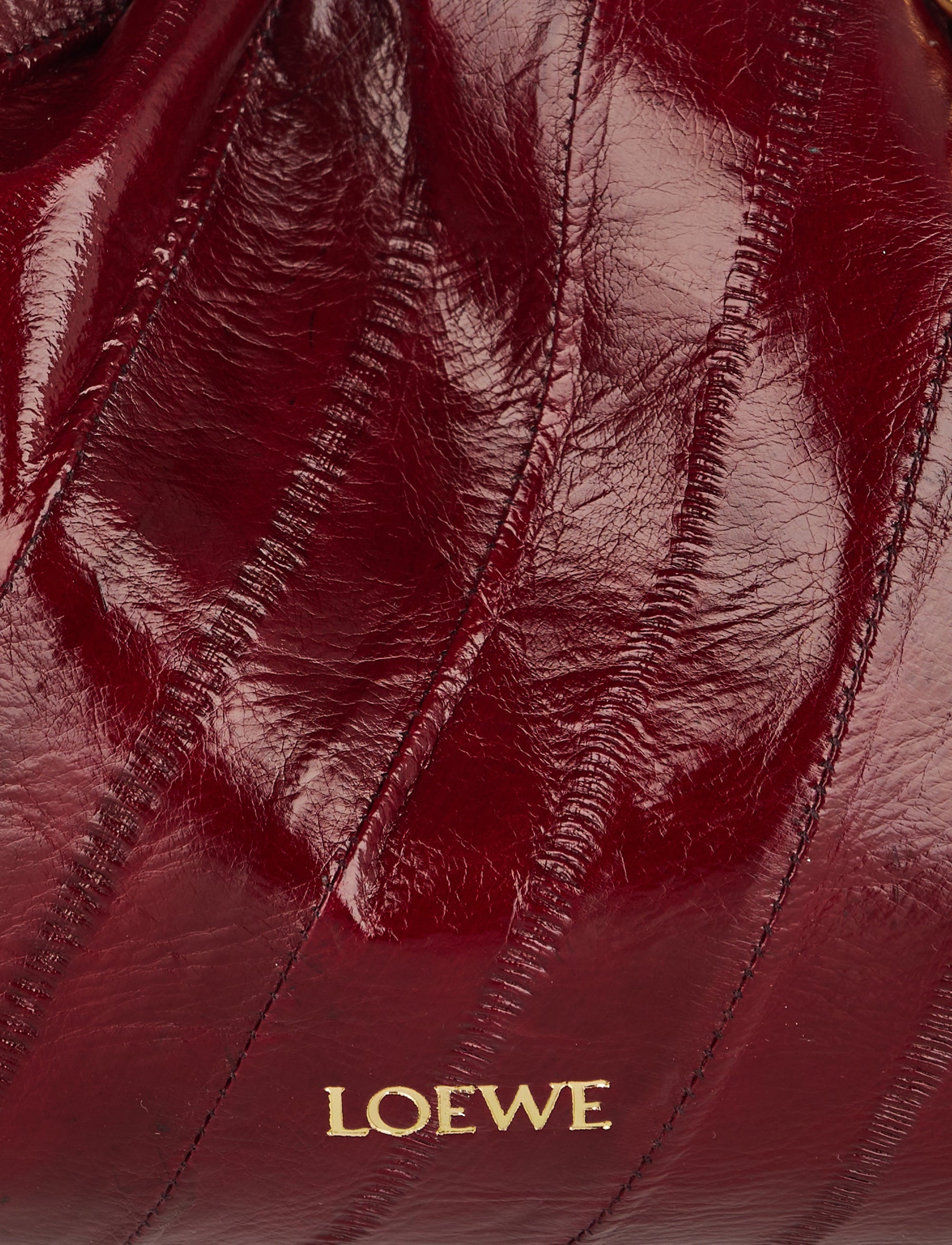 Mini Flamenco Hagfish Leather Purse Loewe – Гарантія оригінальності – збільшений вид