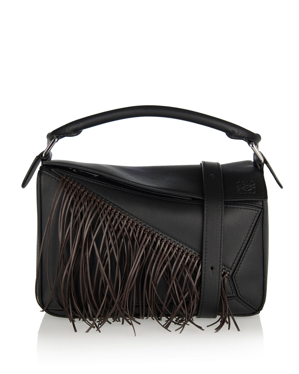 Fringe Small Puzzle Leather Bag Loewe оригінал – Купити в Україні – боковий вид