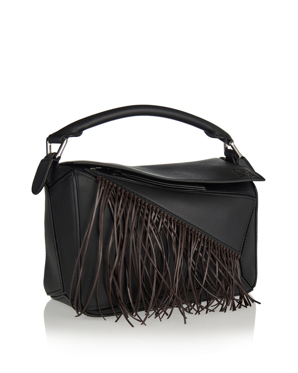 Fringe Small Puzzle Leather Bag Loewe оригінал – Купити в Україні – вид ззаду