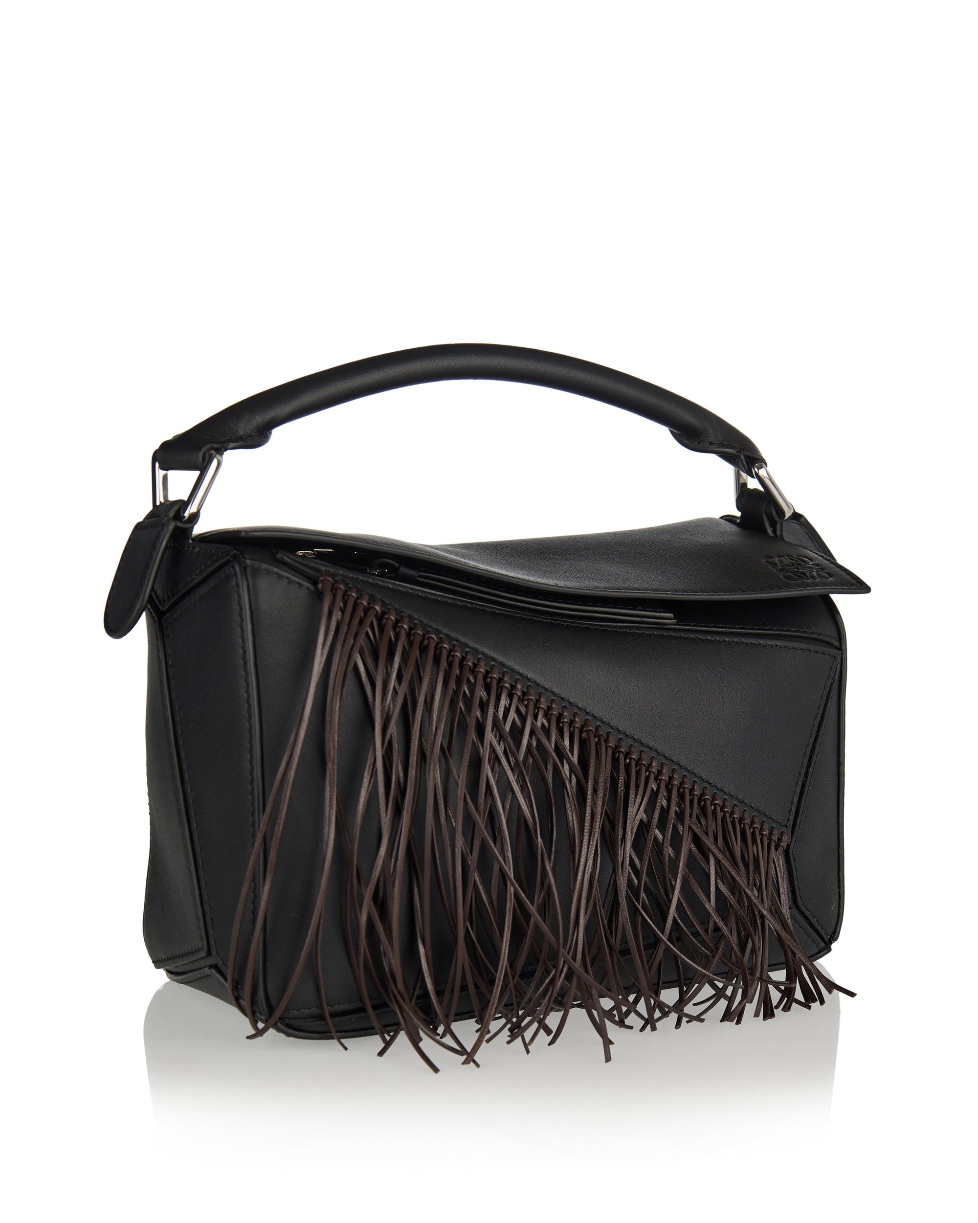 Fringe Small Puzzle Leather Bag Loewe оригінал – Купити в Україні – вид ззаду