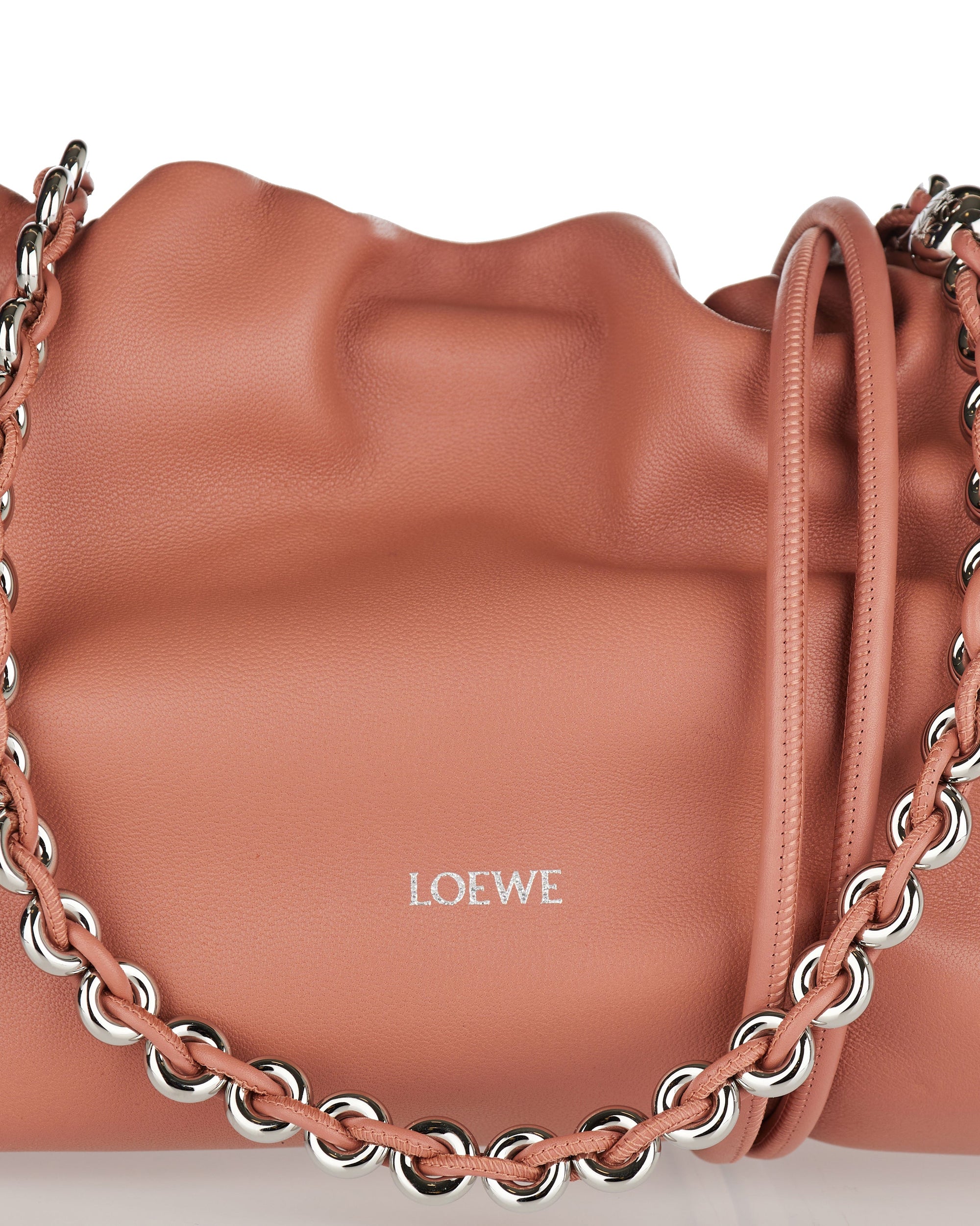 Flamenco Medium Leather Clutch Loewe оригінал – Купити в Україні – збільшений вид