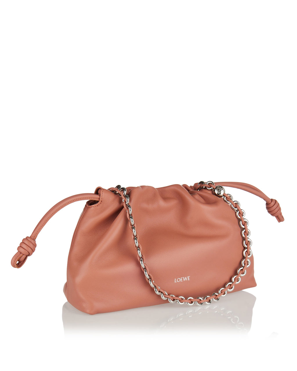 Flamenco Medium Leather Clutch Loewe оригінал – Купити в Україні – вид ззаду