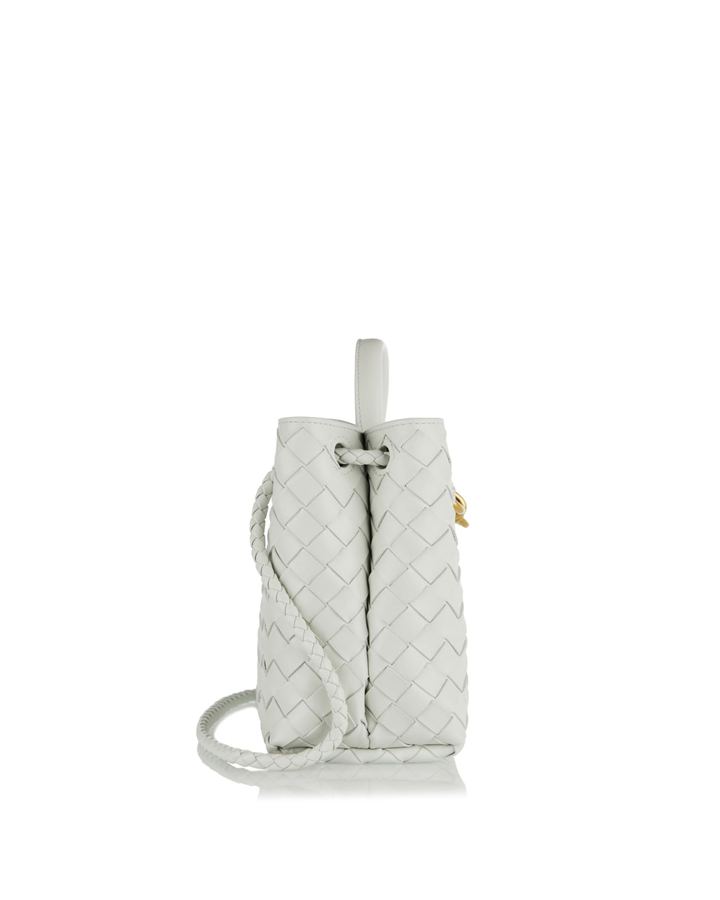 Andiamo Small Leather Tote Bottega veneta оригінал – Купити в Україні – вид ззаду