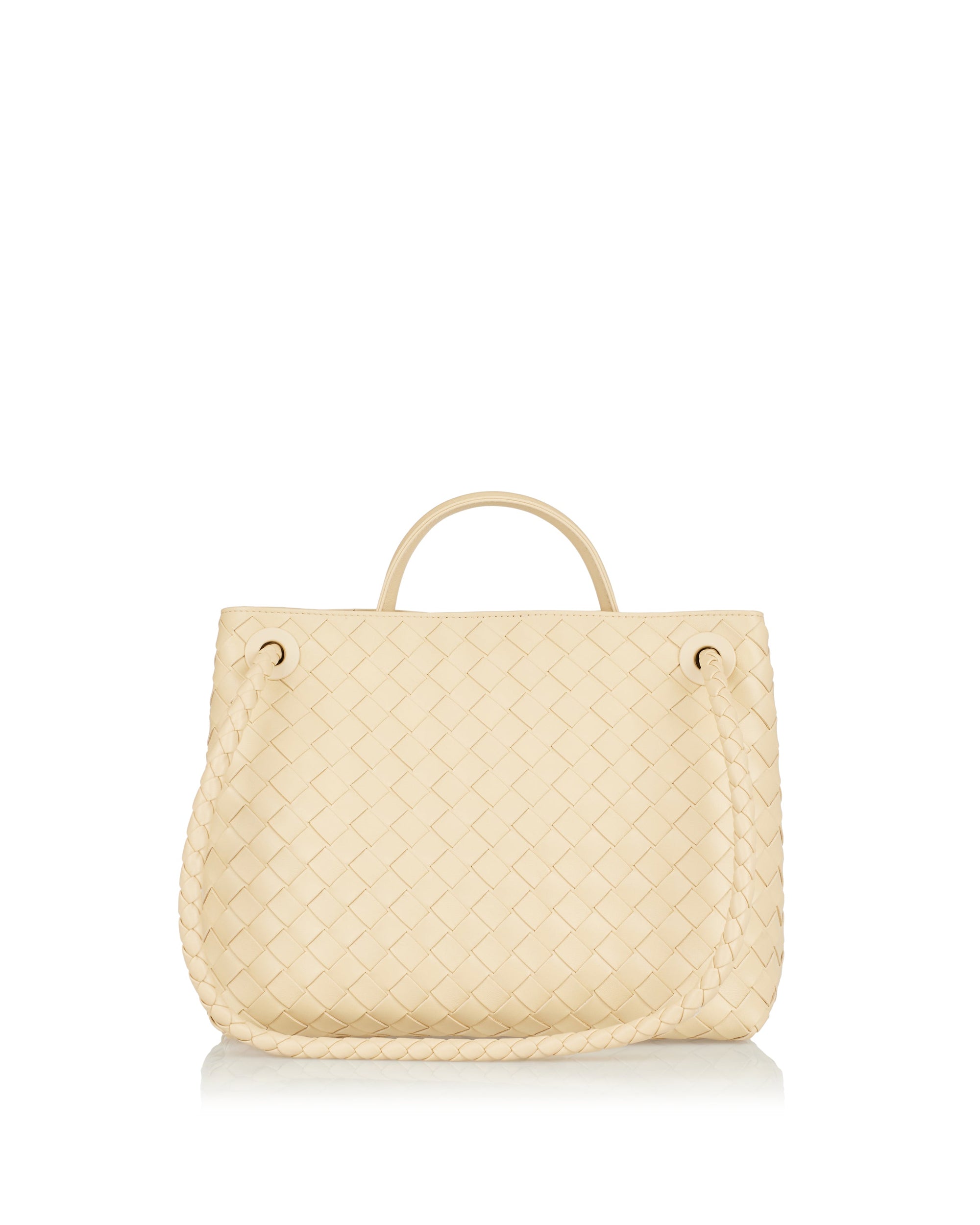 Оригінальна Andiamo Intrecciato Leather Tote Bag Bottega veneta – детальний вид