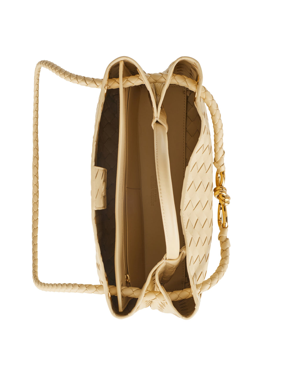 Оригінальна Andiamo Intrecciato Leather Tote Bag Bottega veneta – збільшений вид