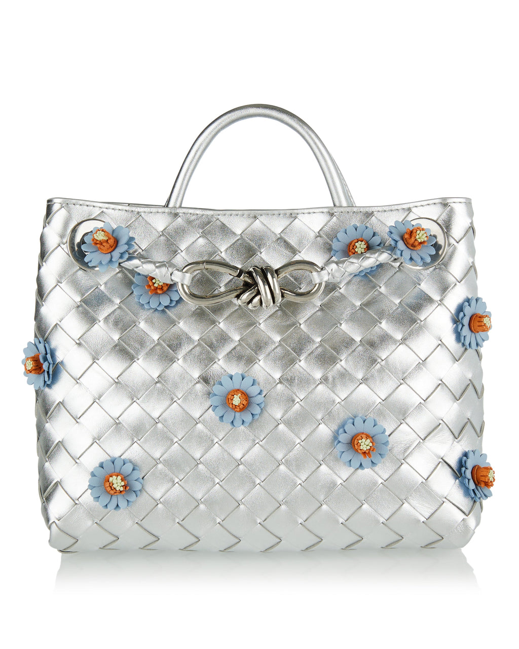 Andiamo Small Leather Bag Bottega veneta – Гарантія оригінальності – боковий вид