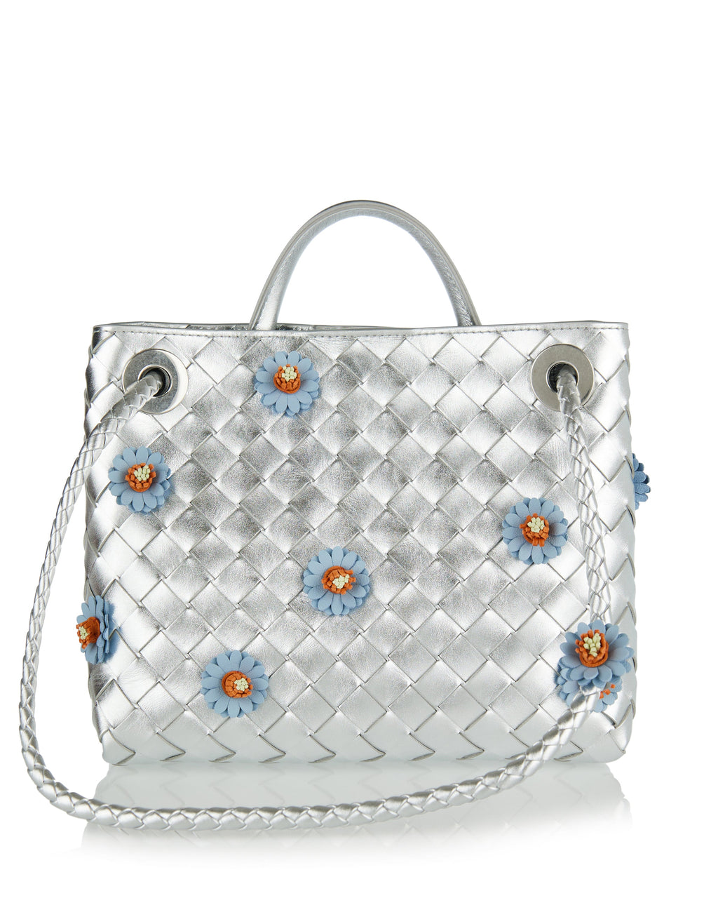 Andiamo Small Leather Bag Bottega veneta – Гарантія оригінальності – детальний вид