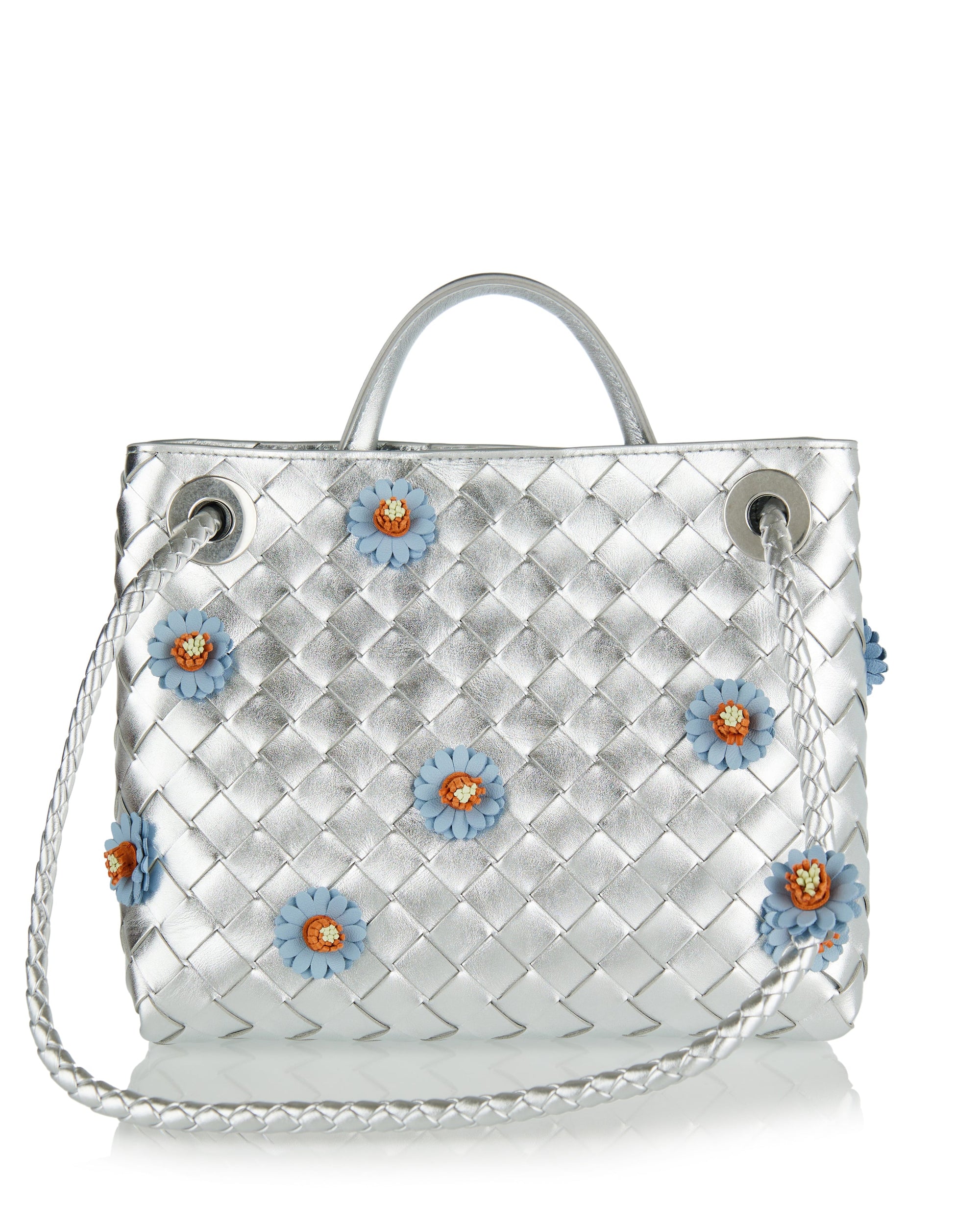 Andiamo Small Leather Bag Bottega veneta – Гарантія оригінальності – детальний вид