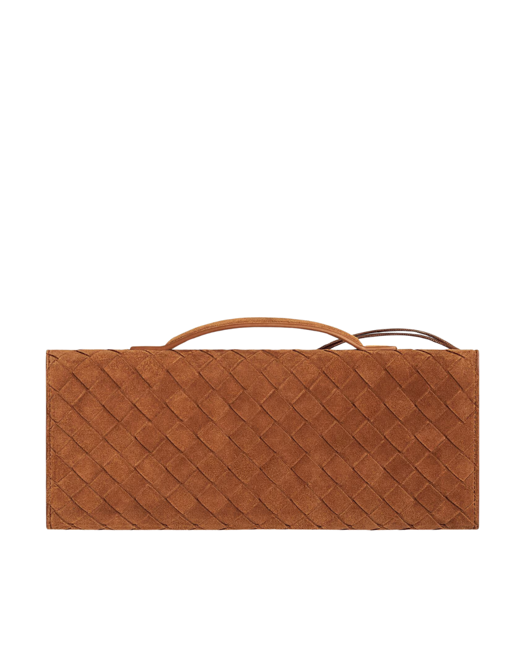 Andiamo Intrecciato Suede Leather Clutch Bag Bottega veneta – Гарантія оригінальності – детальний вид