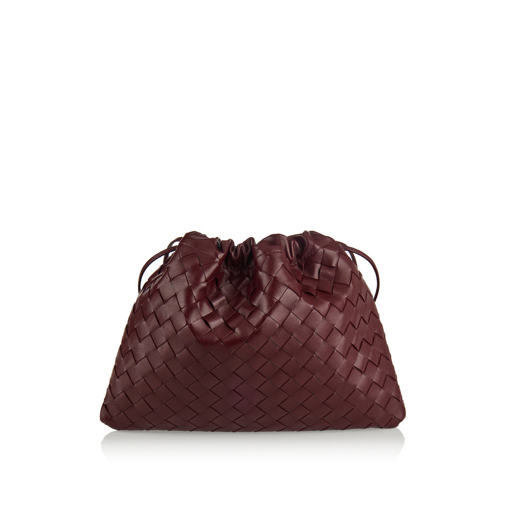Оригінальна Dustbag Intrecciato Leather Pouch Bottega veneta – боковий вид
