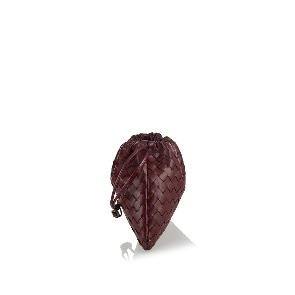 Оригінальна Dustbag Intrecciato Leather Pouch Bottega veneta – вид ззаду