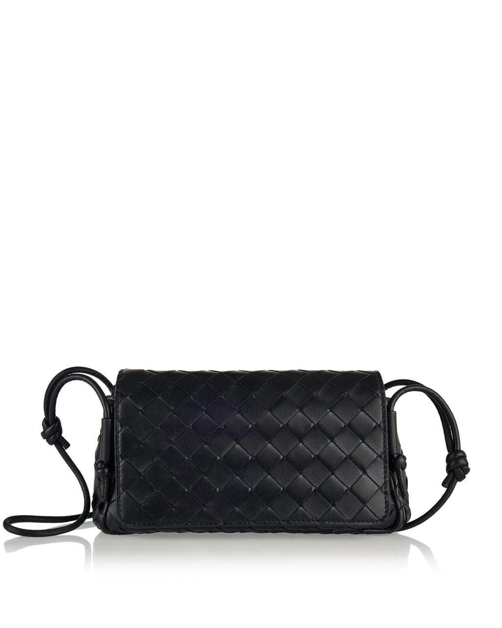 Оригінальна Notturno Leather Shoulder Bag Bottega veneta – збільшений вид
