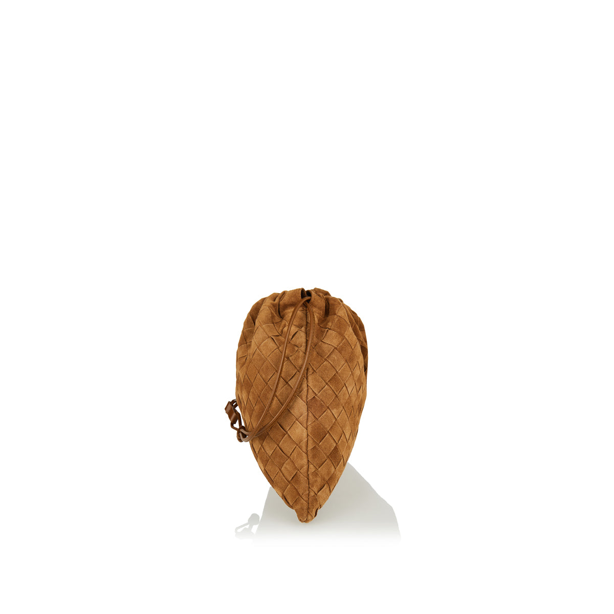 Оригінальна Dustbag Intrecciato Leather Pouch Bottega veneta – вид ззаду
