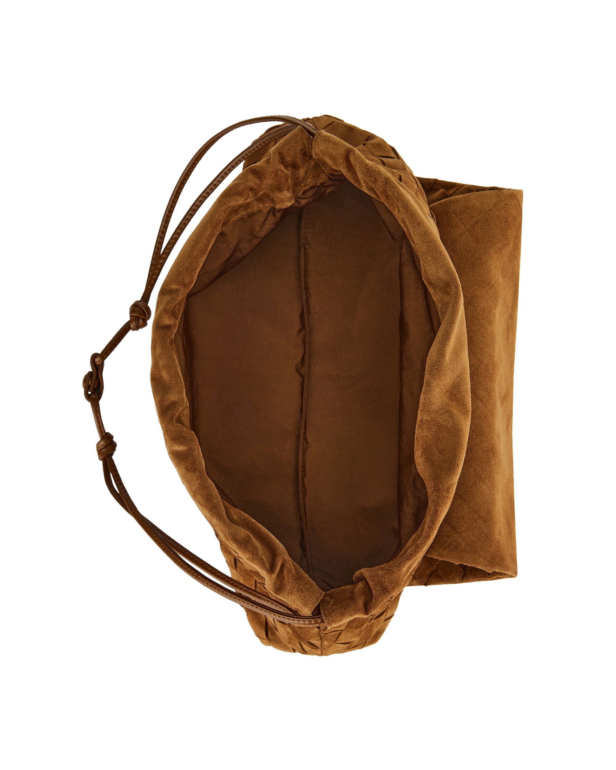 Оригінальна Giorno Intrecciato Suede Dustbag Pouch Bottega veneta – детальний вид
