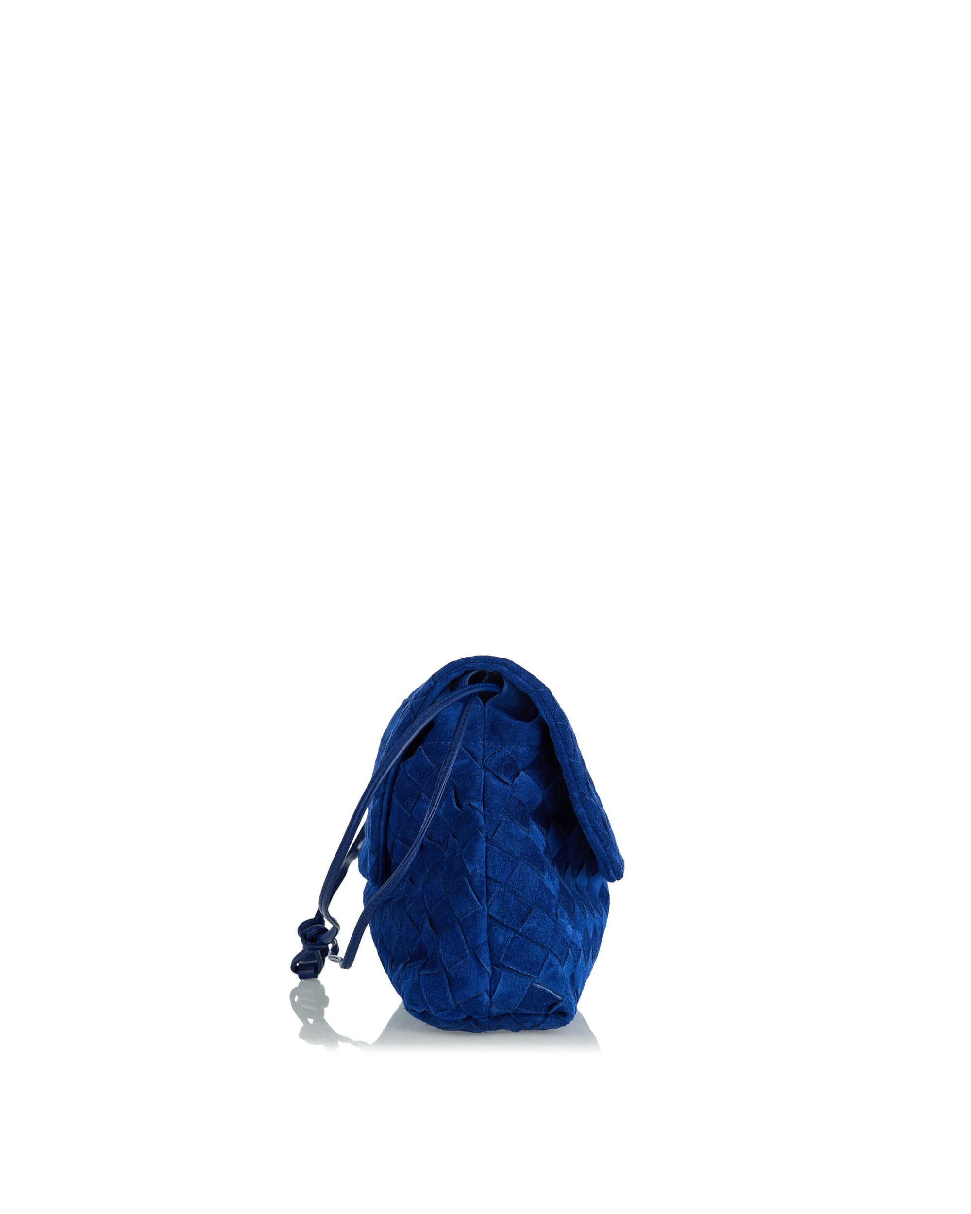 Оригінальна Giorno Intrecciato Suede Dustbag Pouch Bottega veneta – вид ззаду