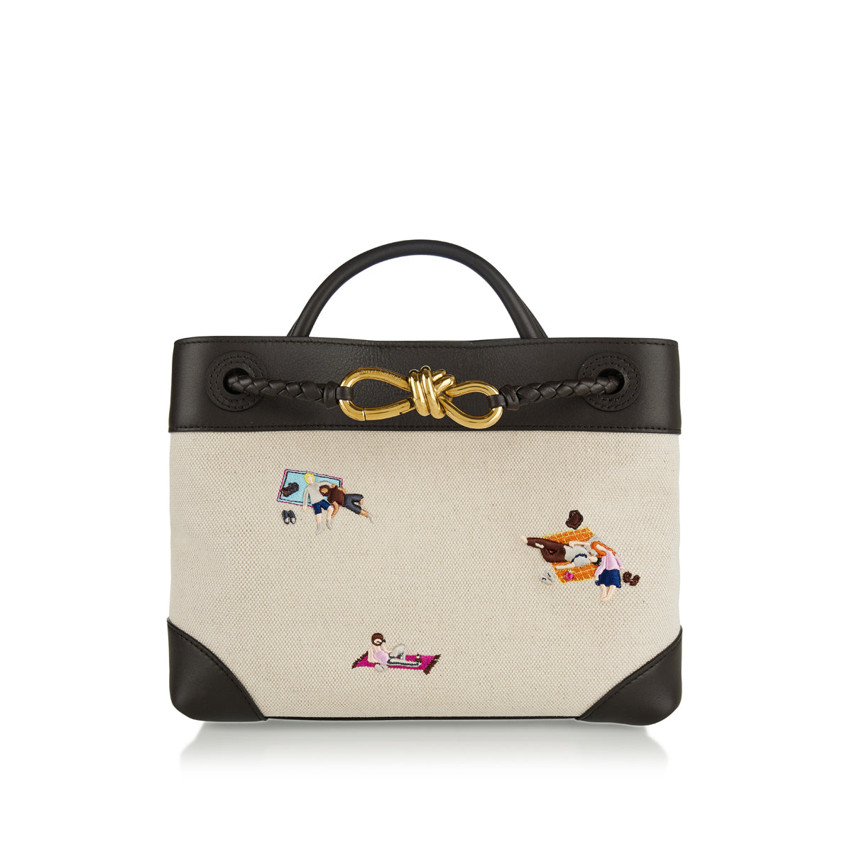 Small Andiamo Bag Bottega veneta – Гарантія оригінальності – боковий вид